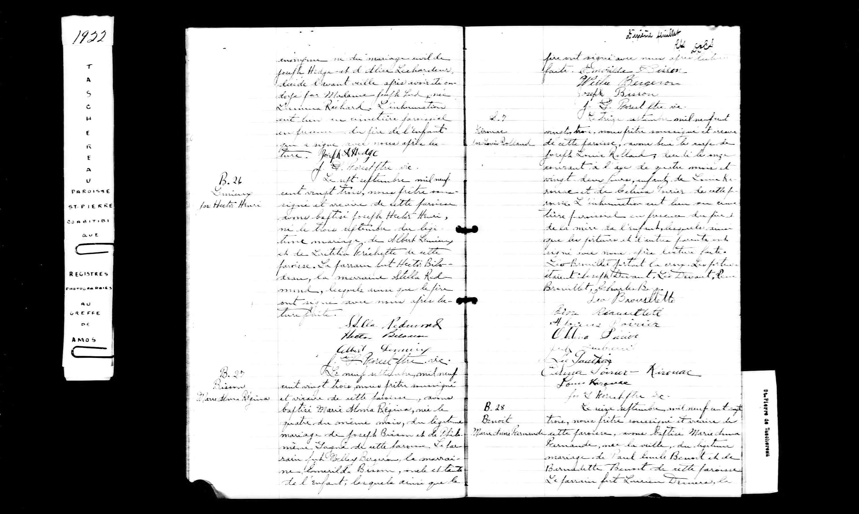 Acte de sépulture