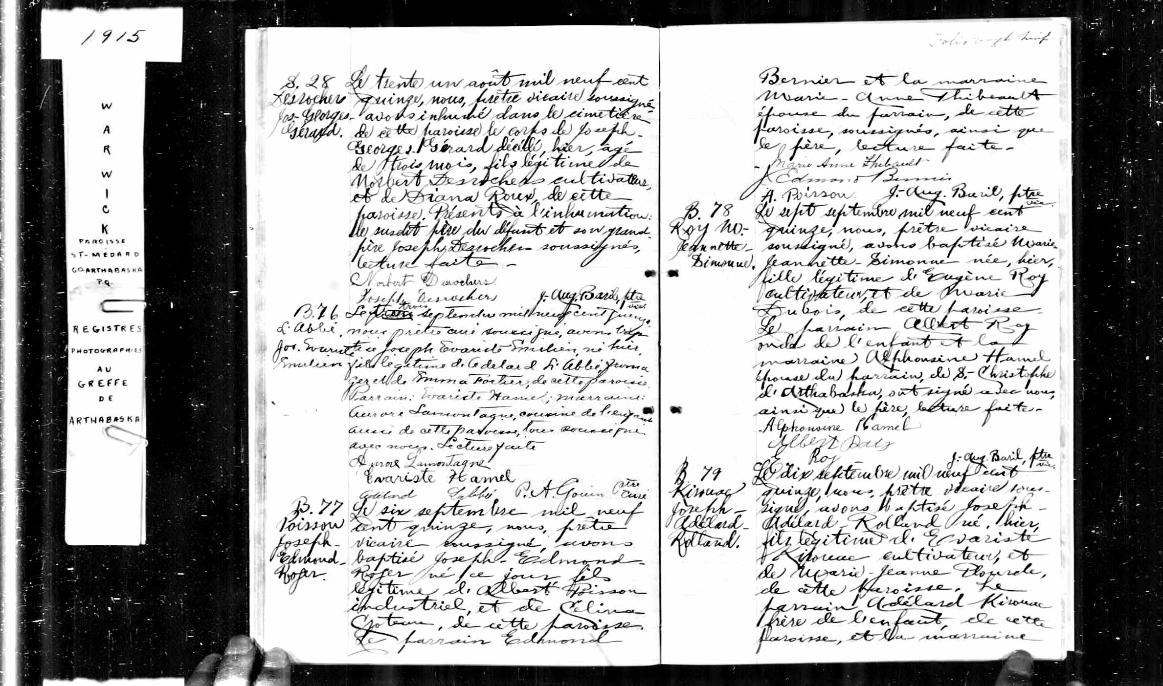 Acte de baptême