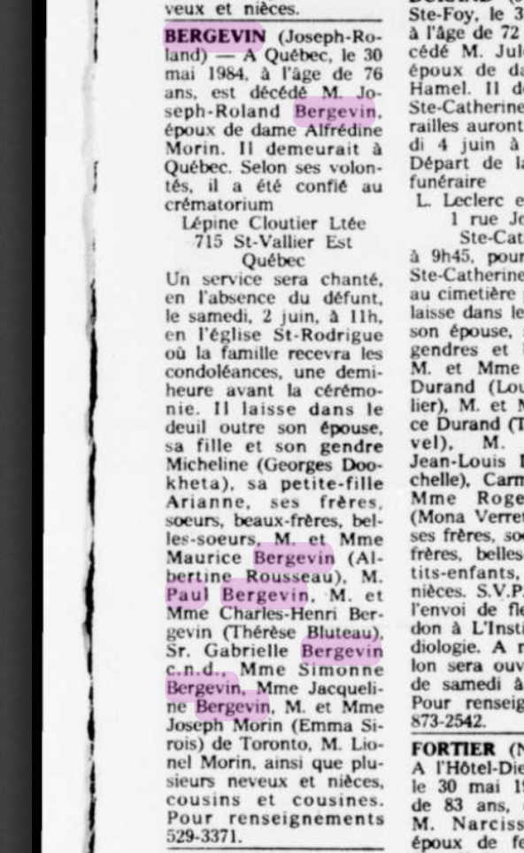 Nécrologie