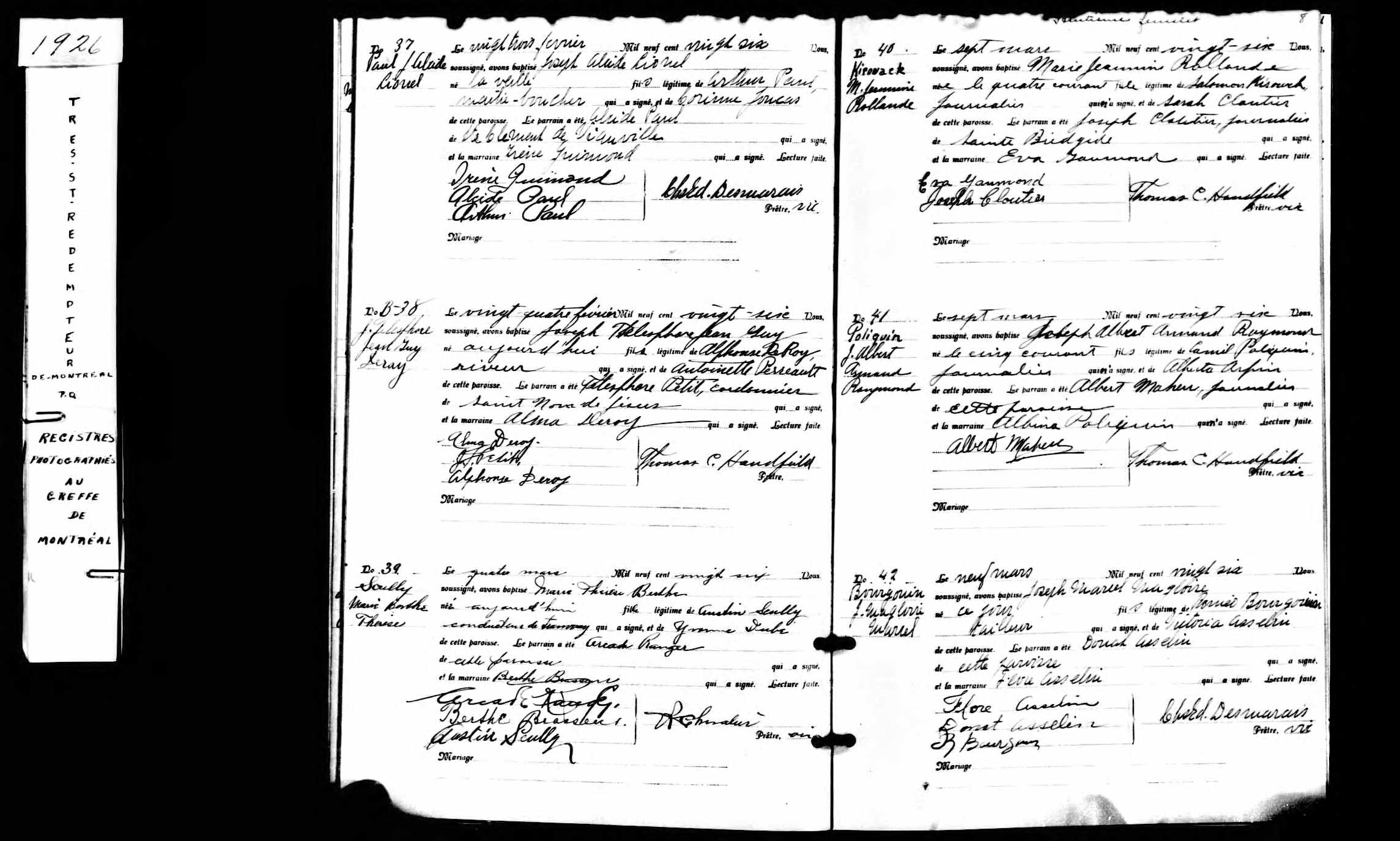 Acte de baptême