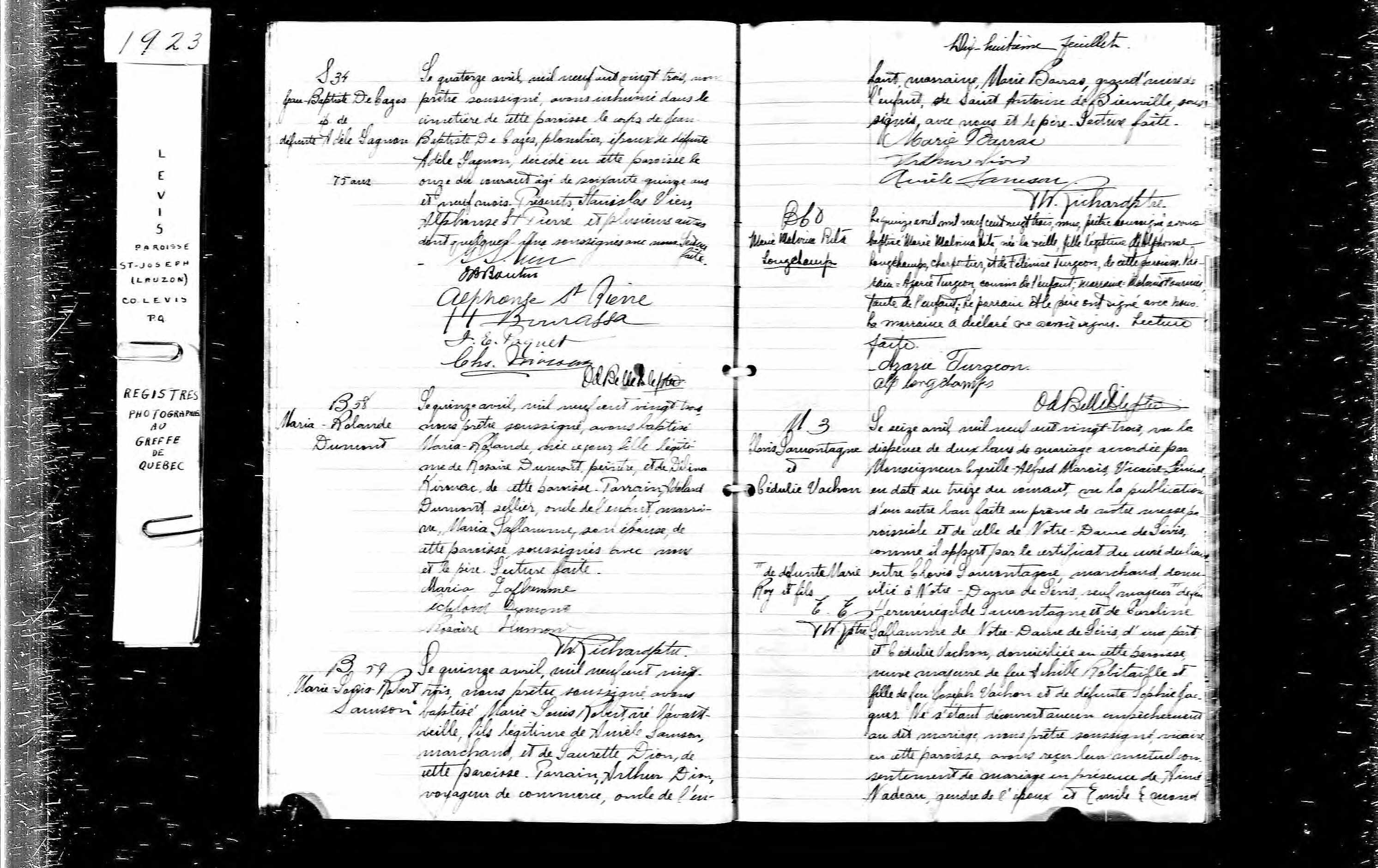 Acte de baptême
