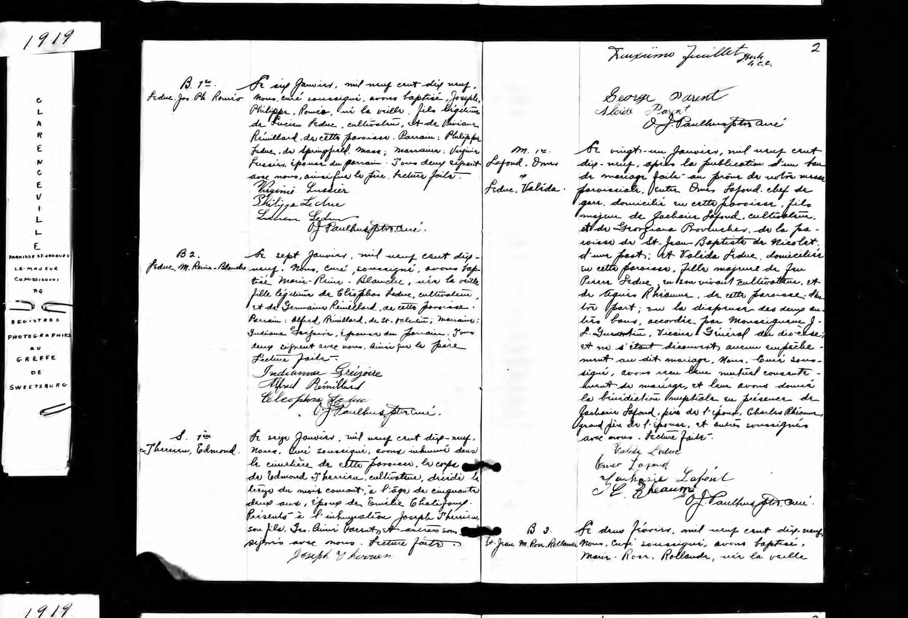 Acte de baptême