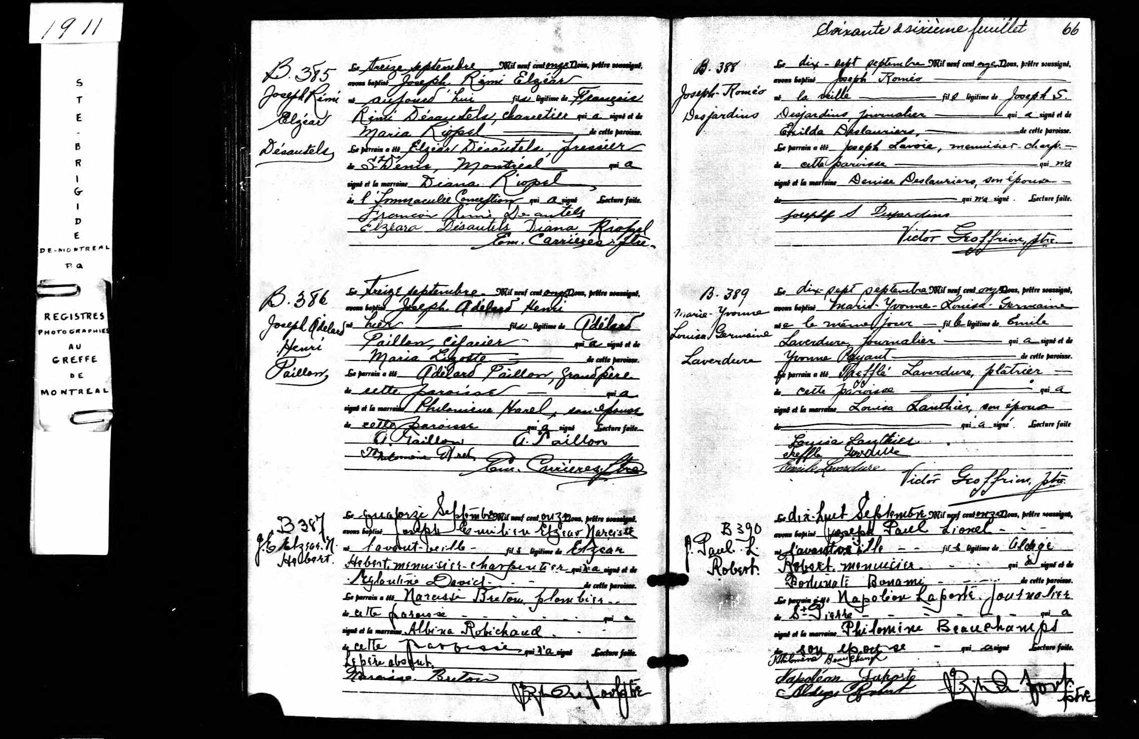 Acte de baptême