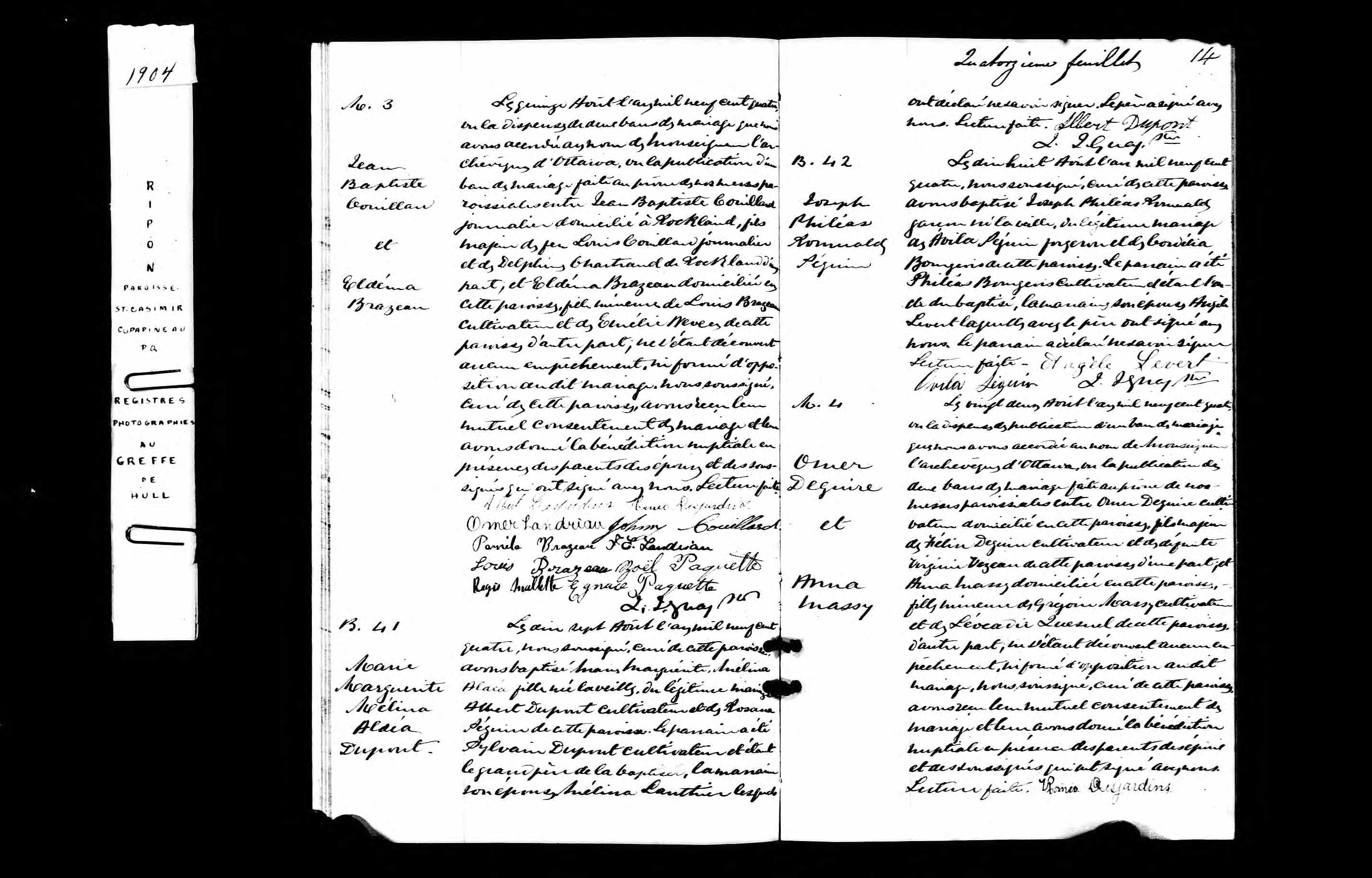 Acte de baptême