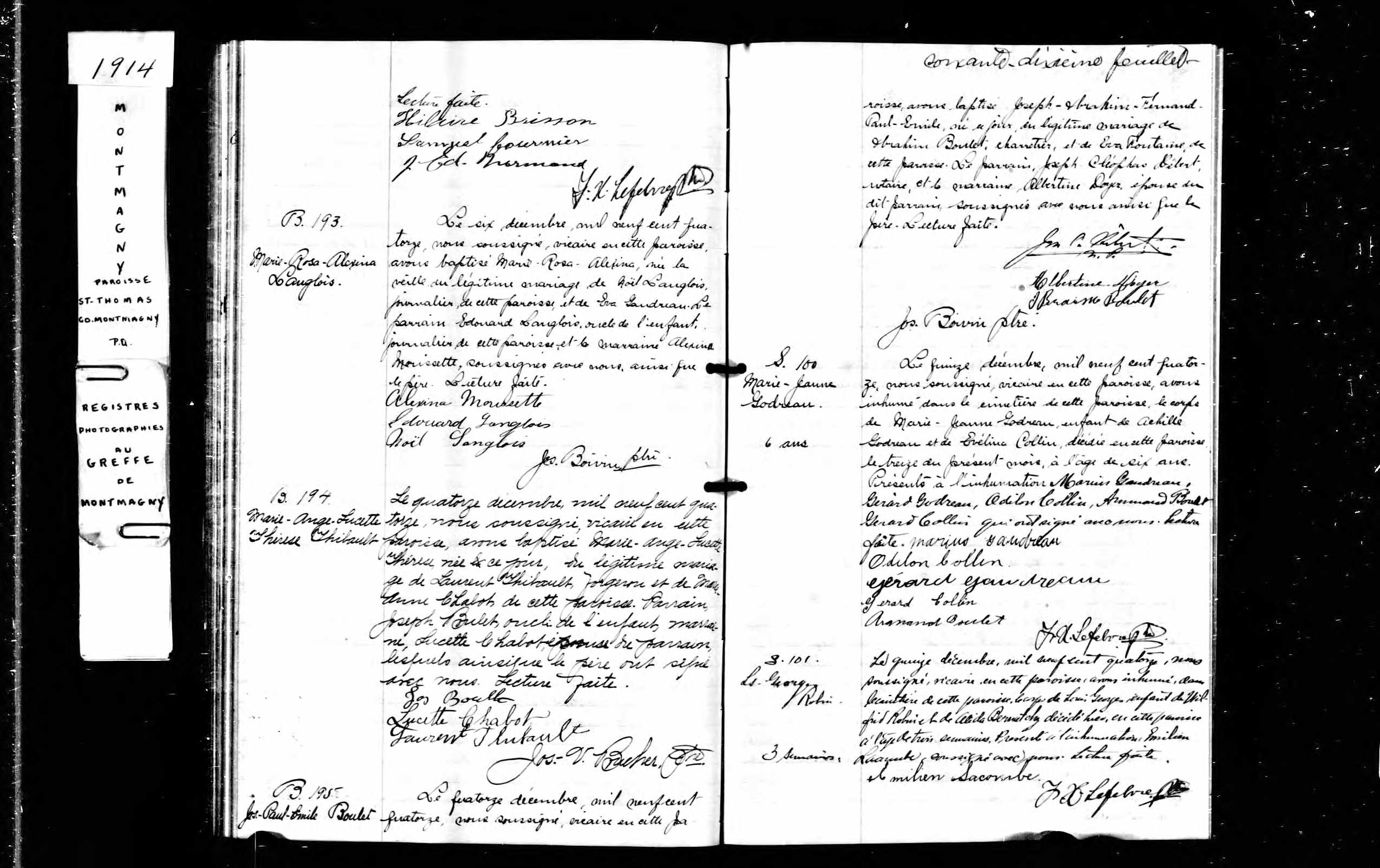 Acte de baptême