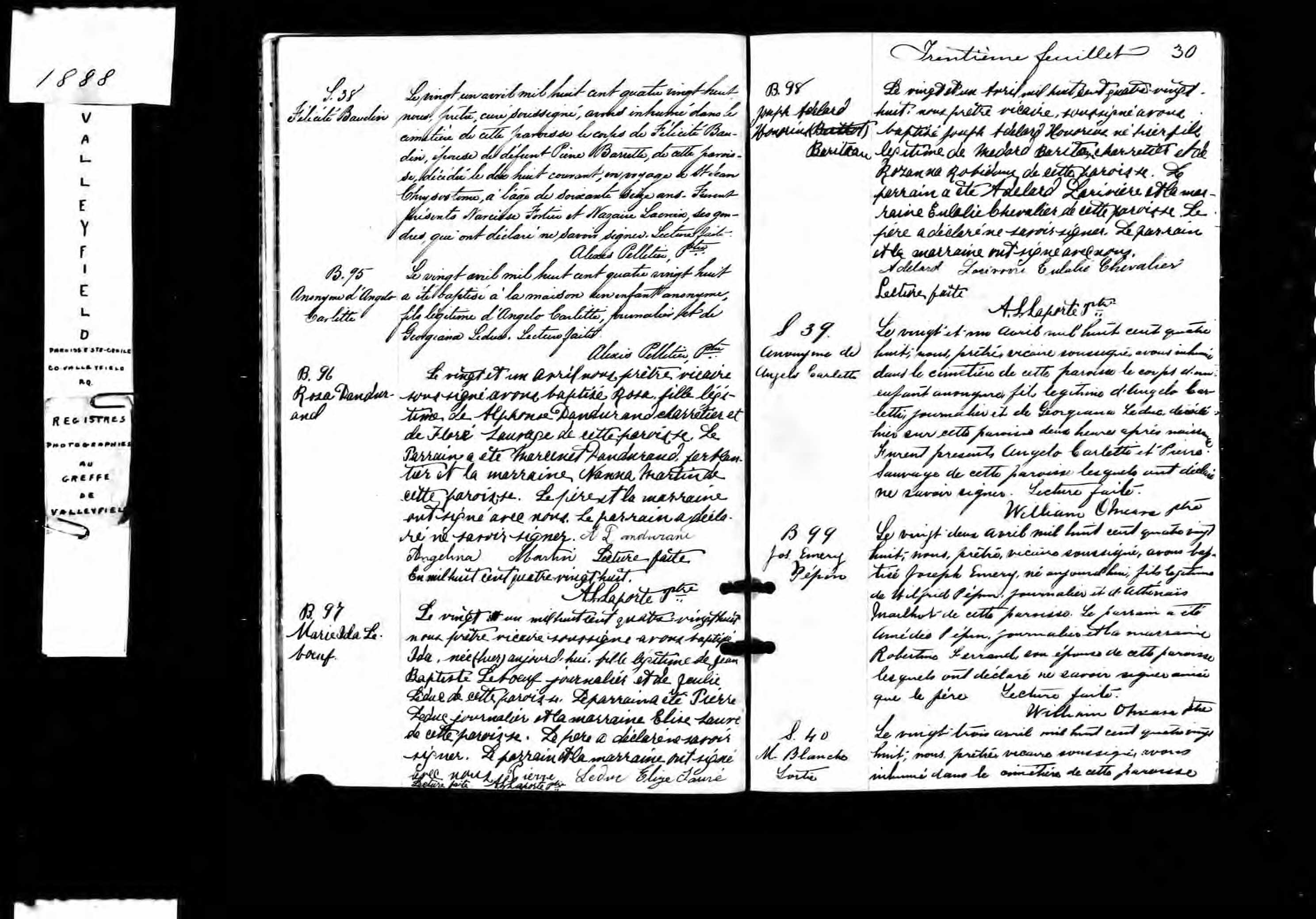Acte de baptême