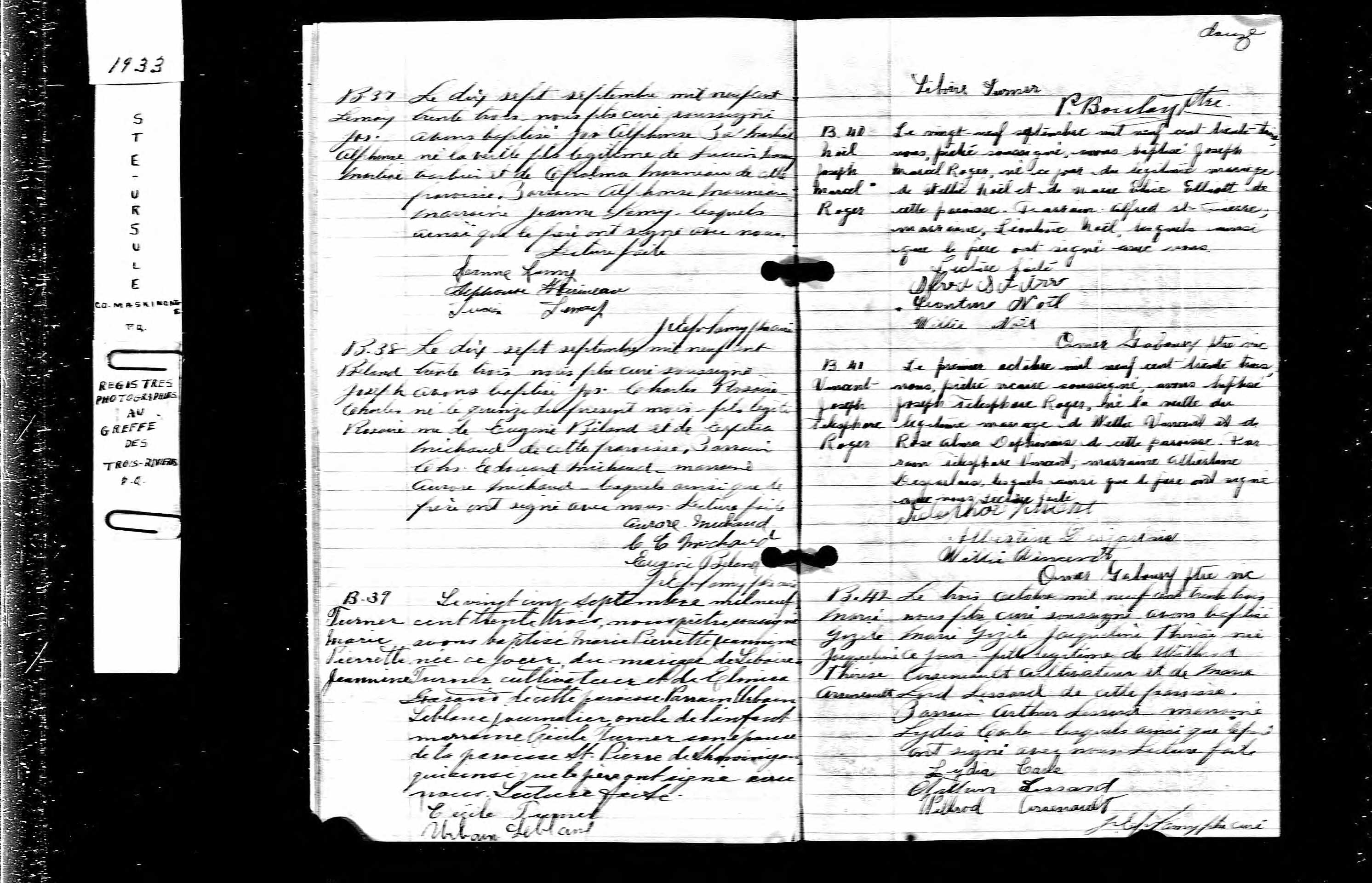 Acte de baptême