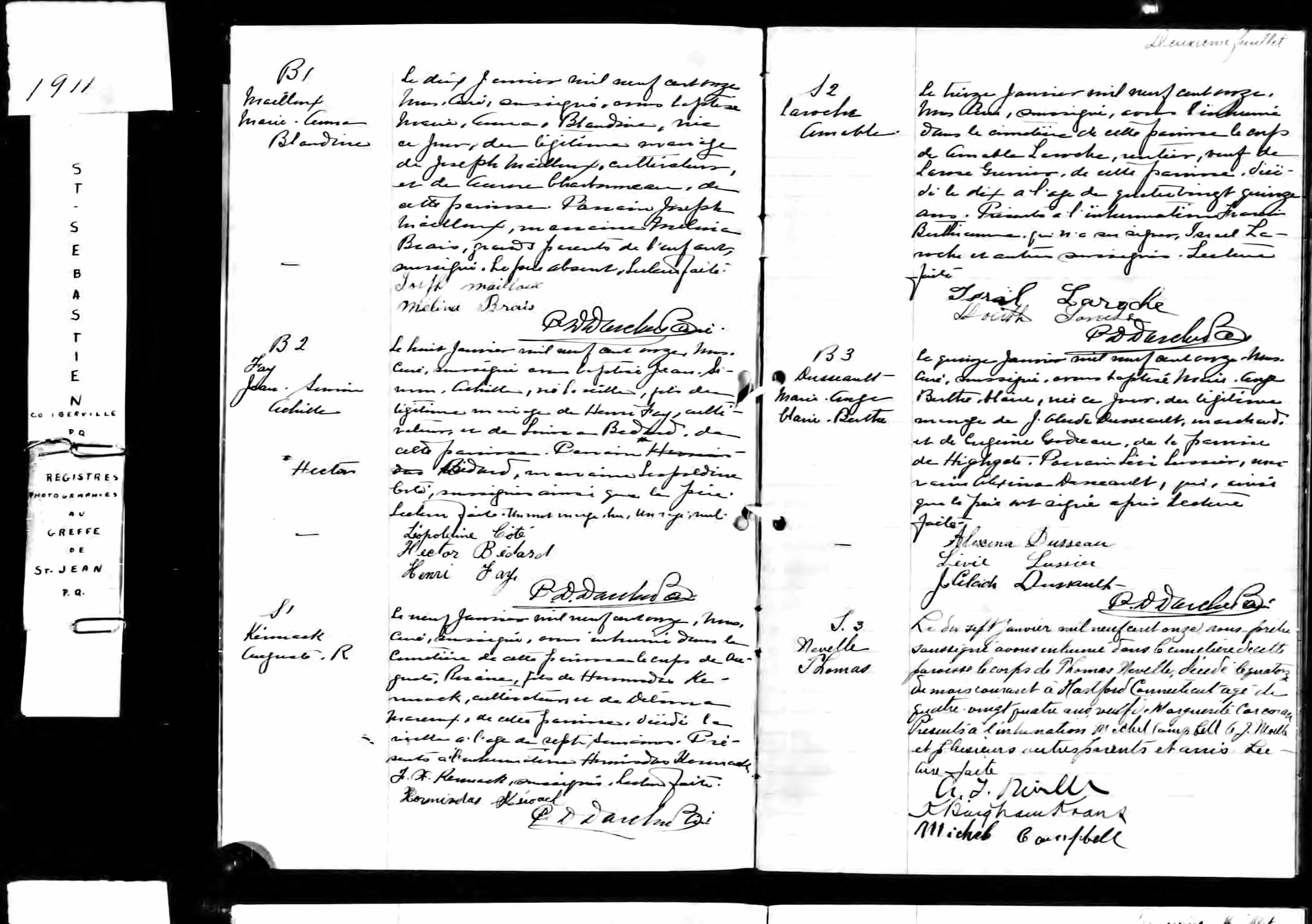 Acte de sépulture Acte de sépulture