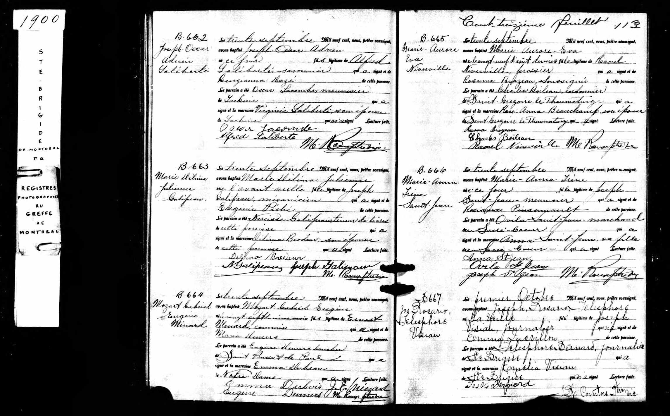 Acte de baptême