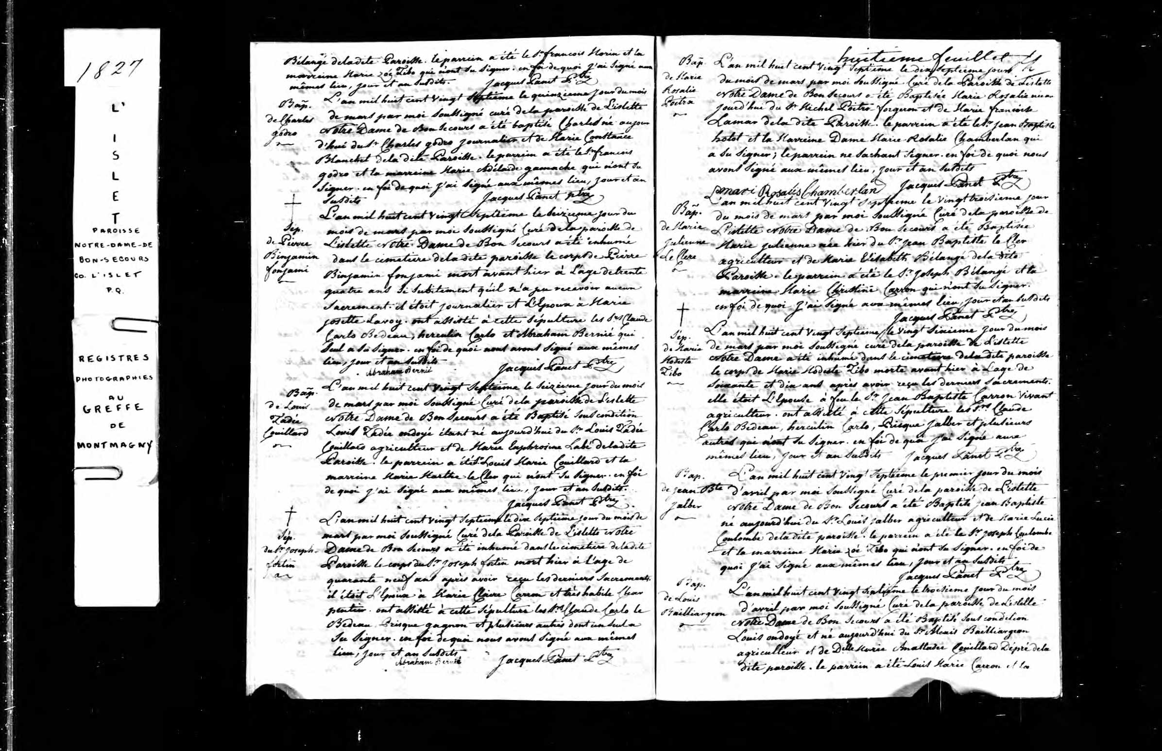 Acte de baptême Acte de baptême