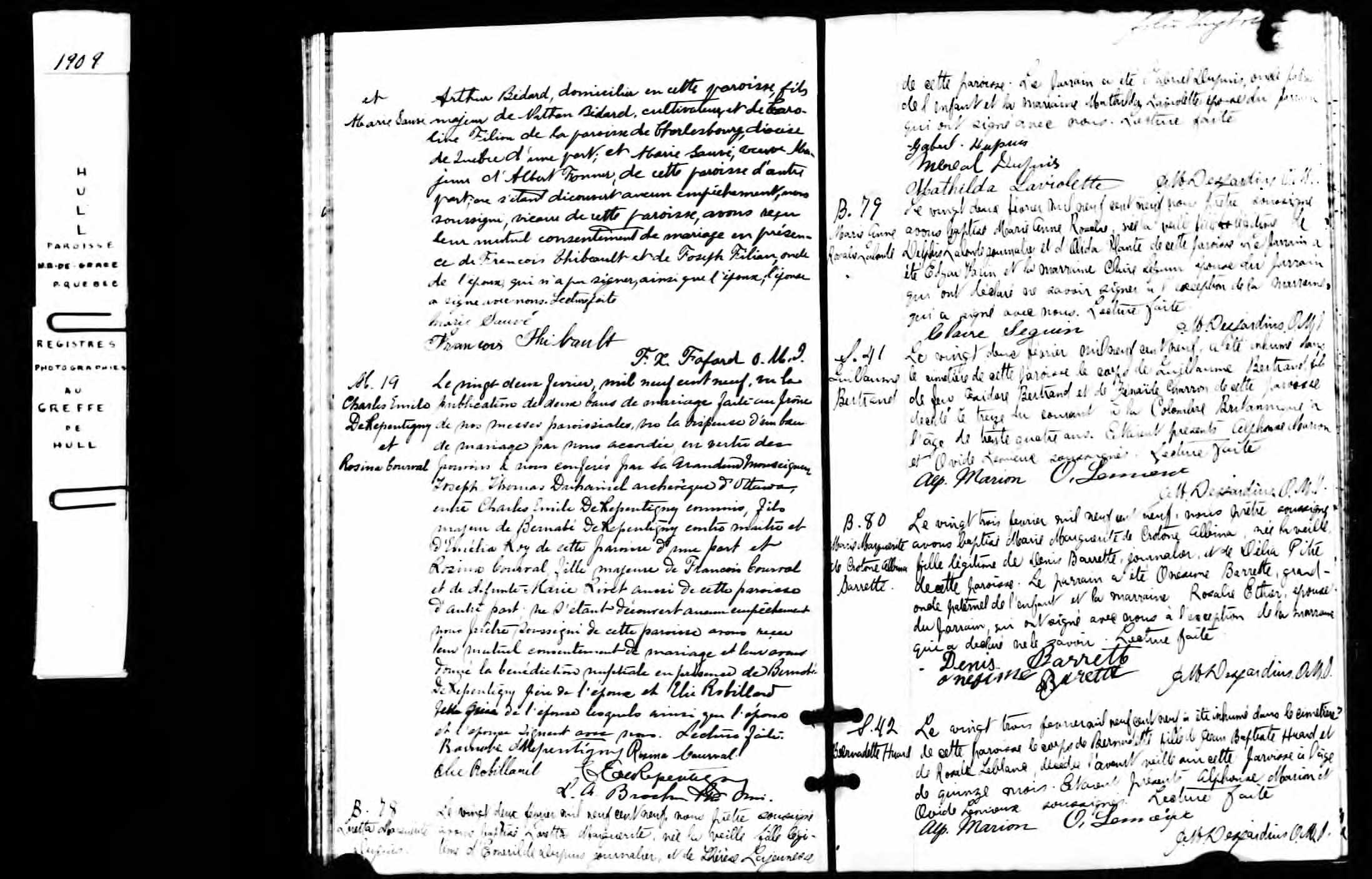 Acte de baptême