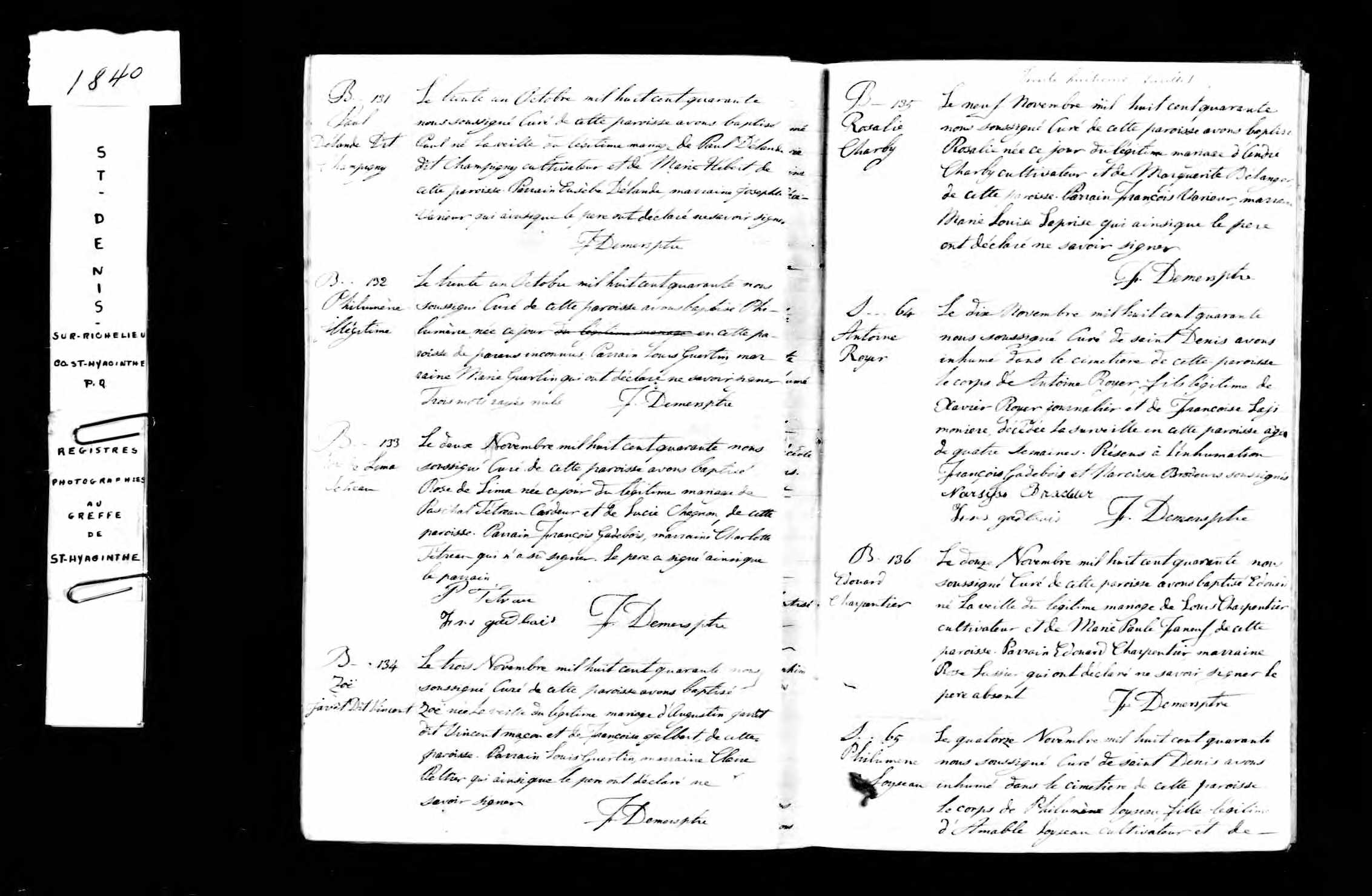 Acte de baptême