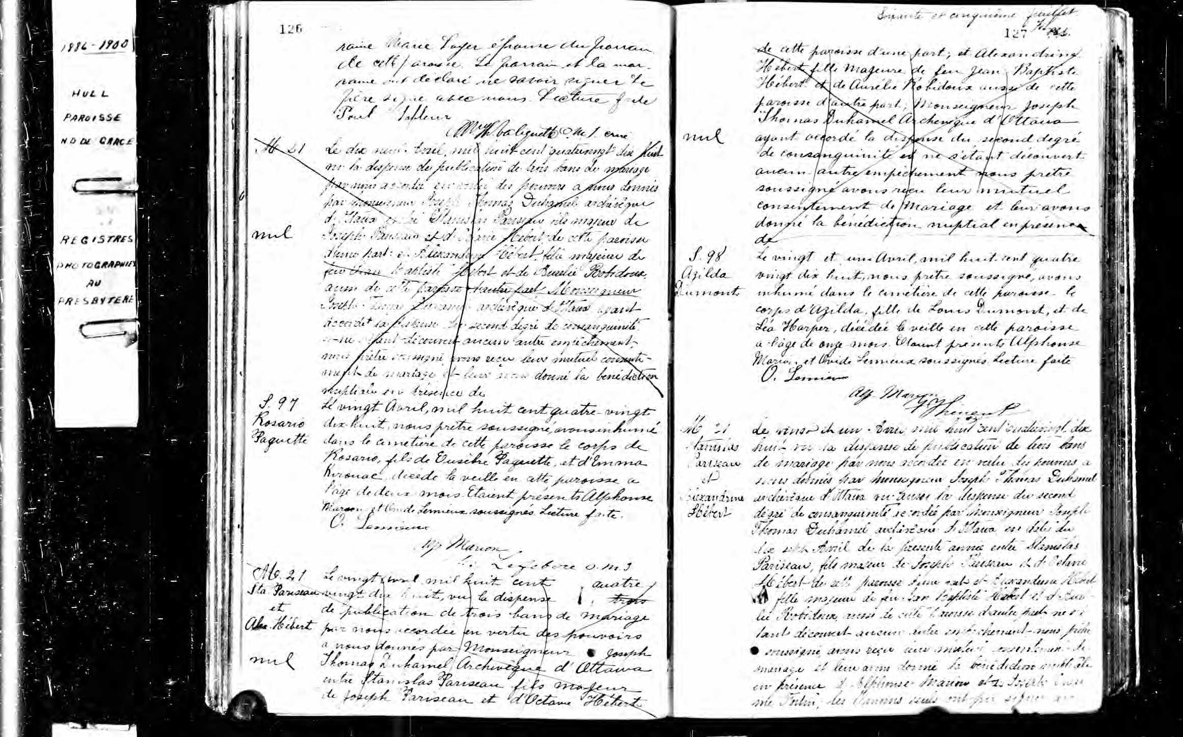 Acte de sépulture Acte de sépulture