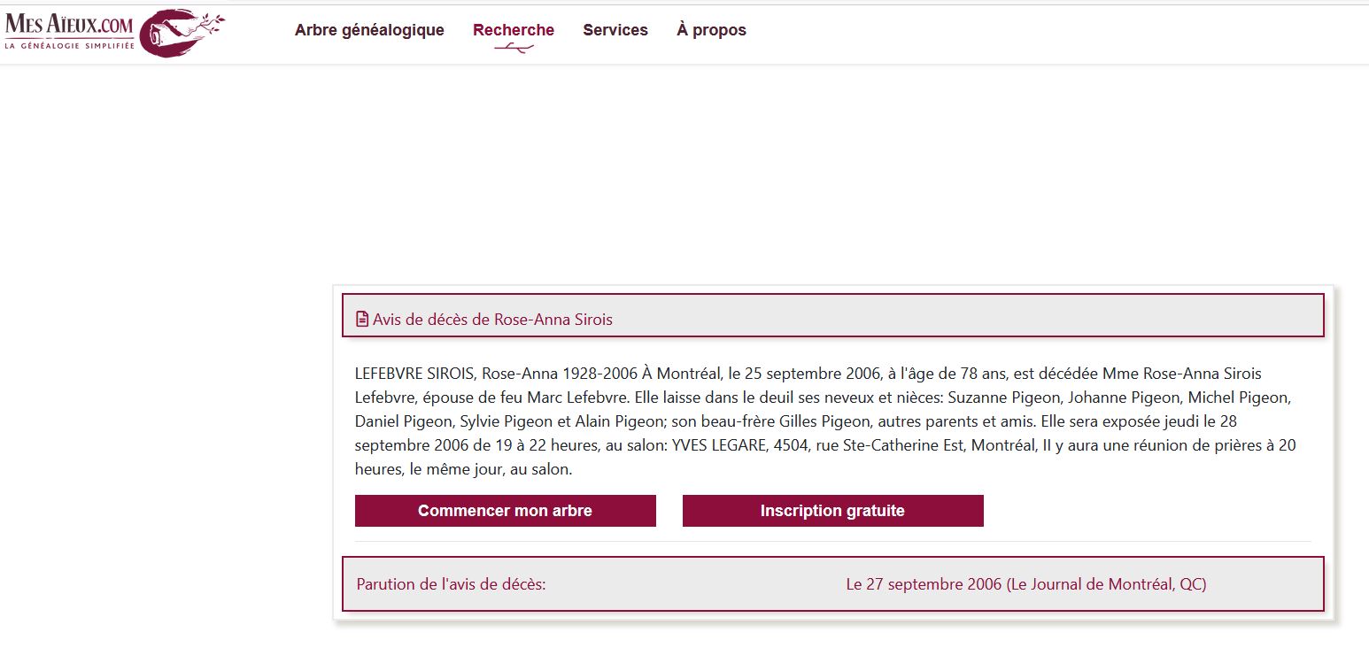 Nécrologie