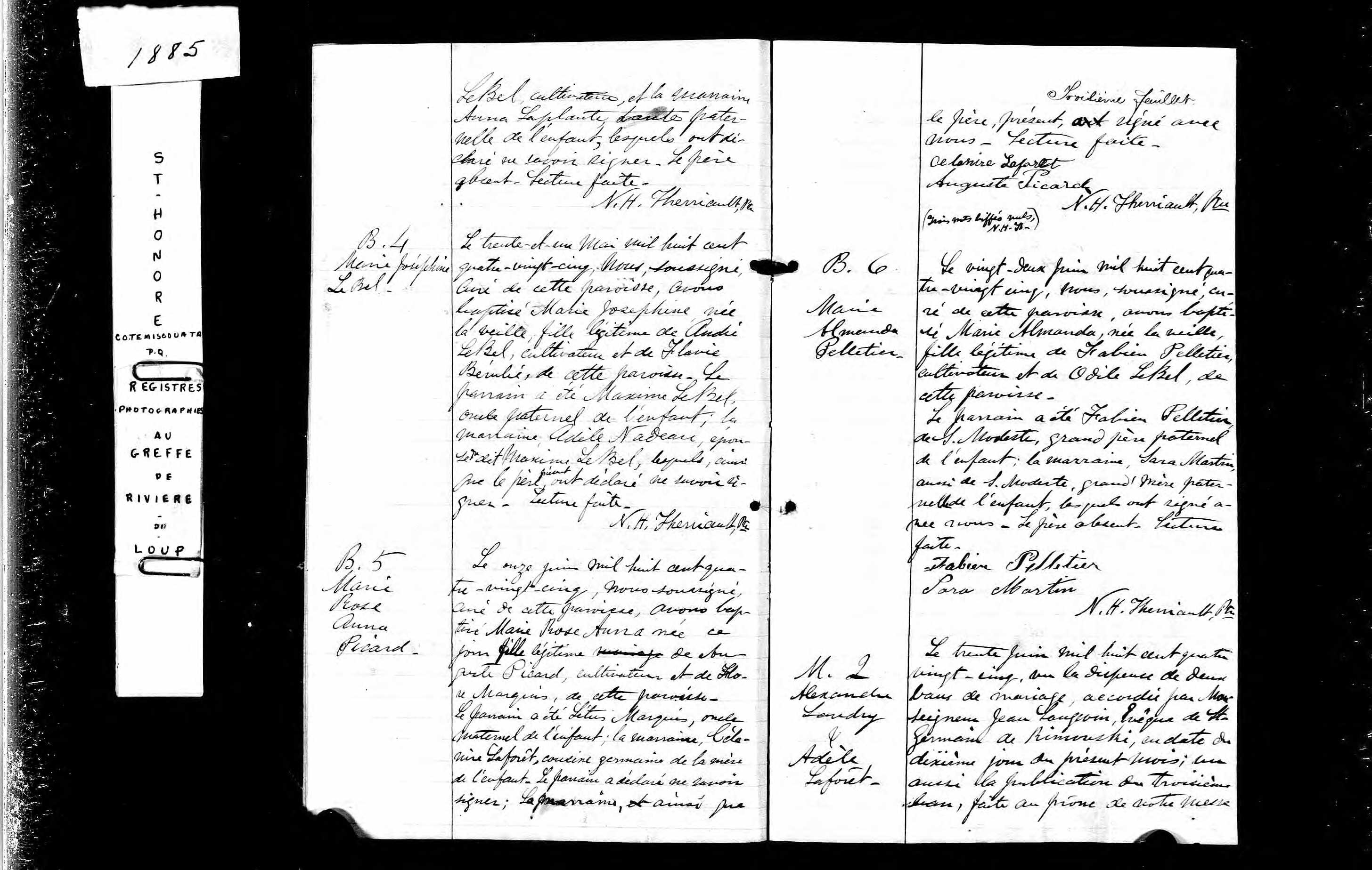 Acte de baptême Acte de baptême