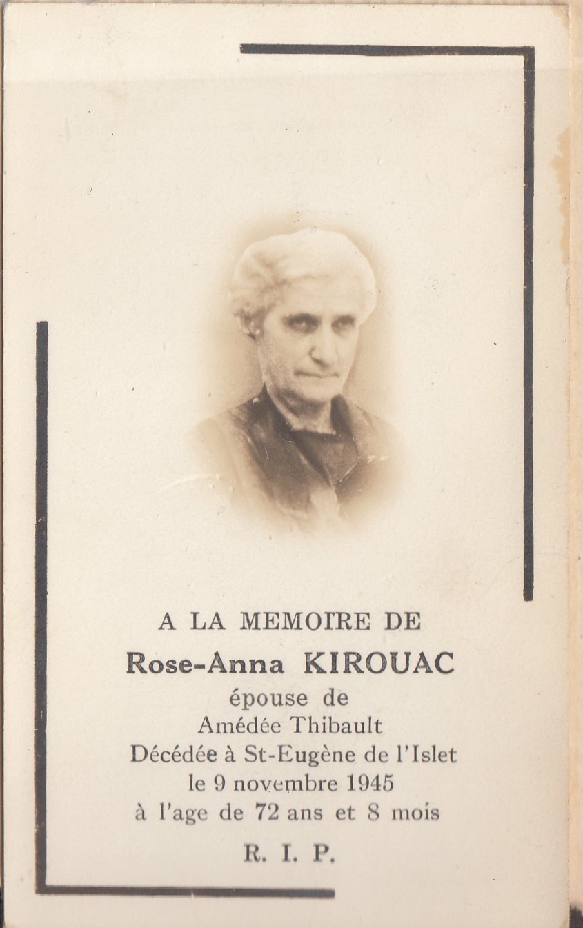 Carte mortuaire