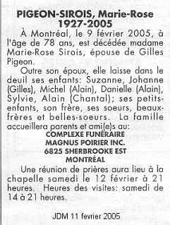 Nécrologie
