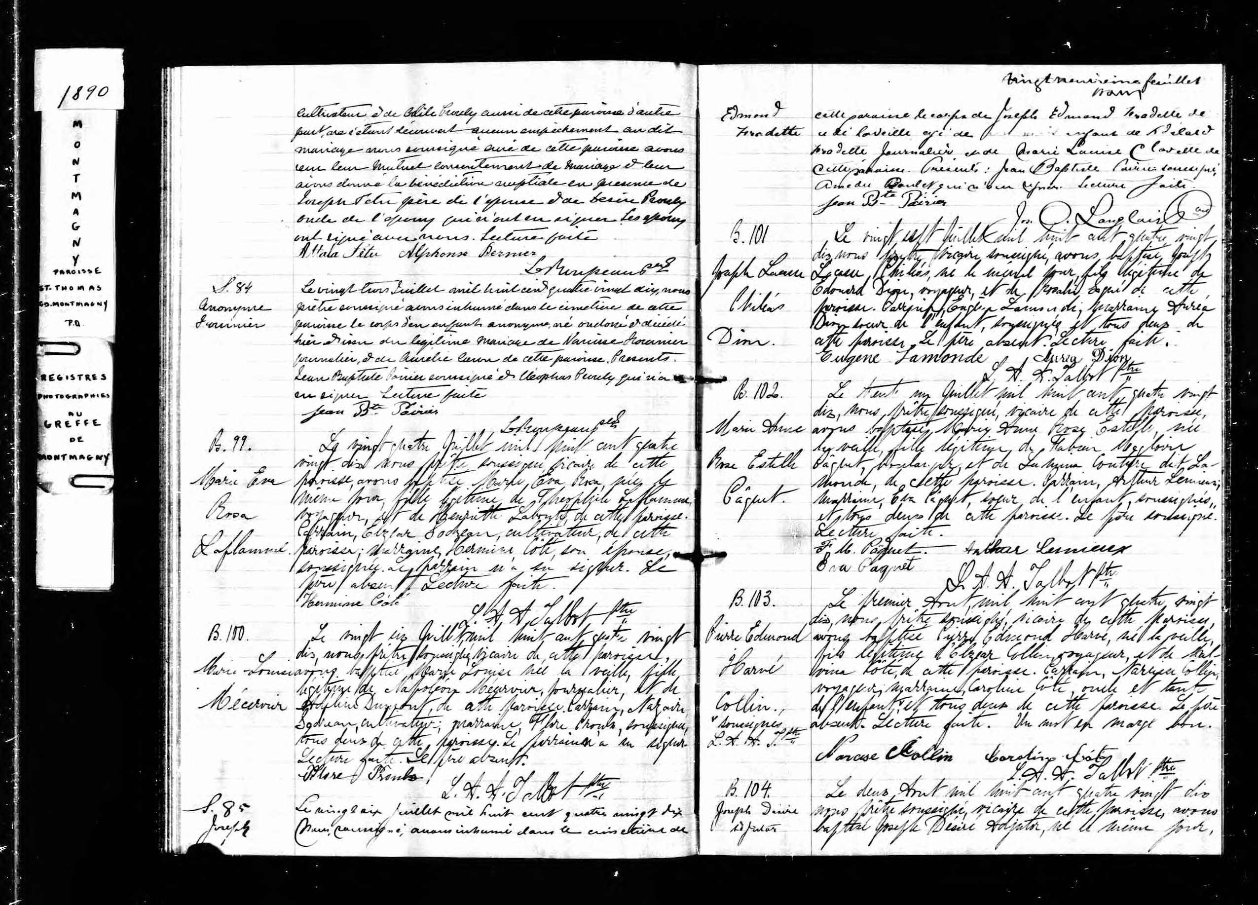 Acte de baptême