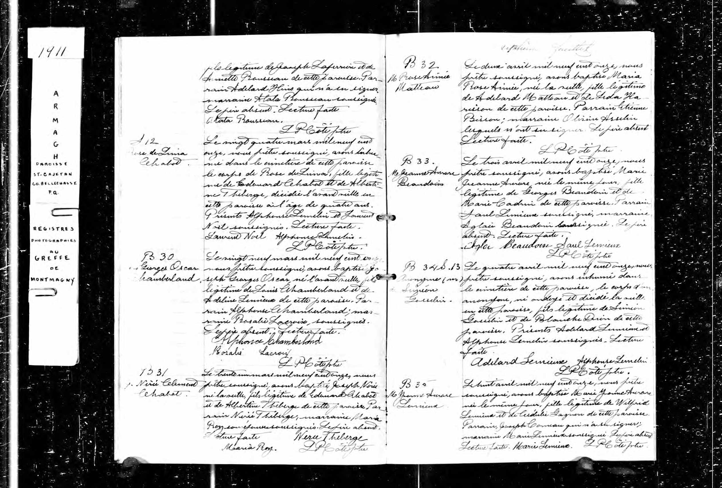 Acte de baptême