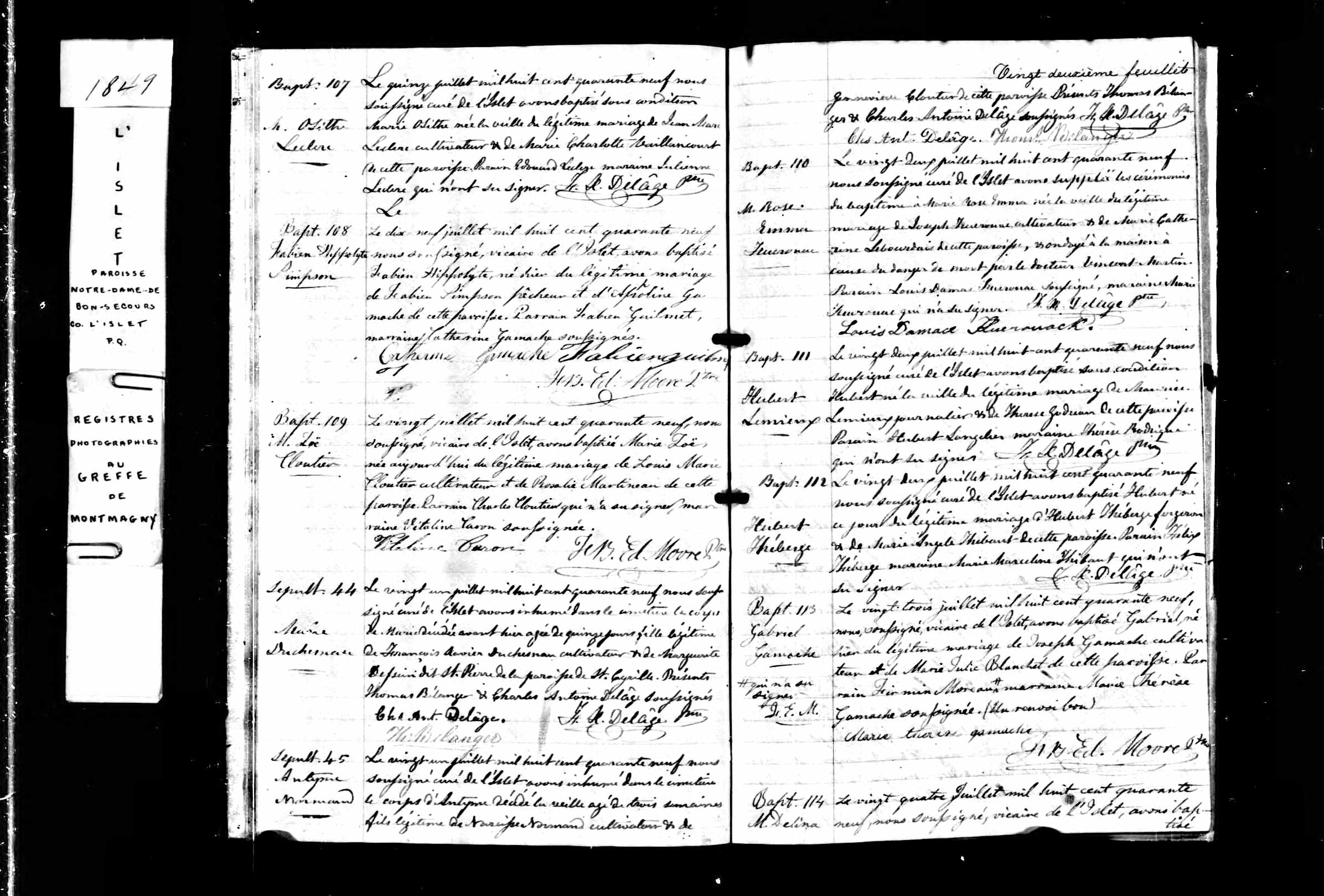 Acte de baptême