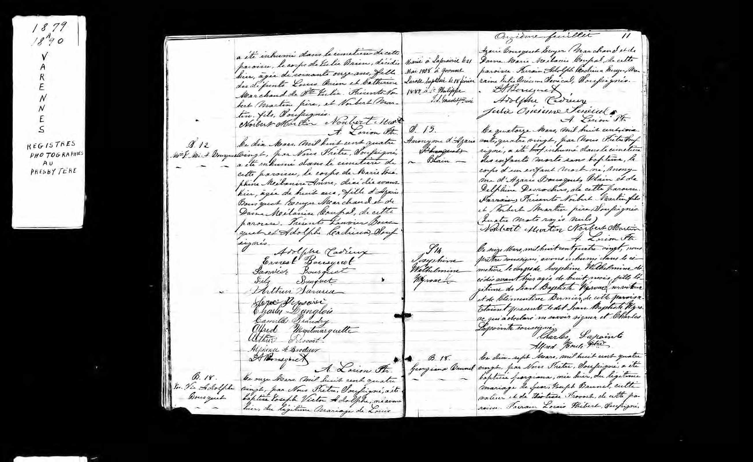 Acte de sépulture