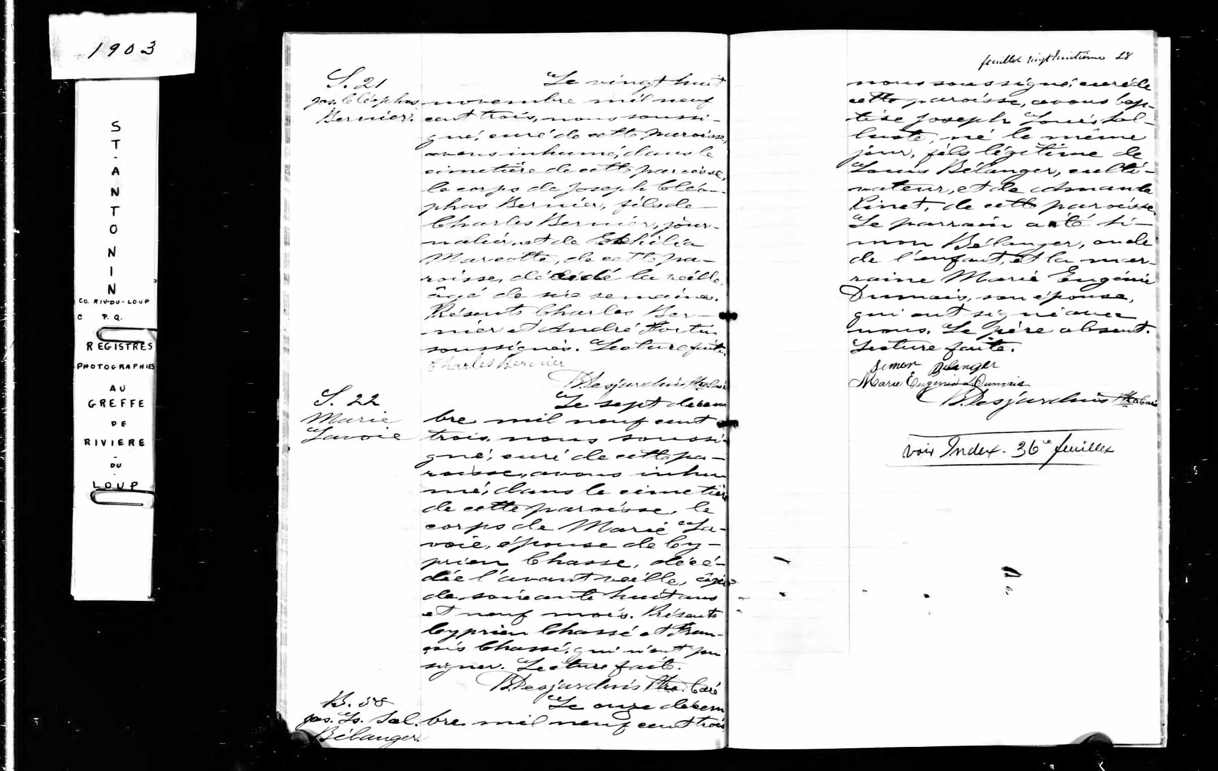 Acte de baptême