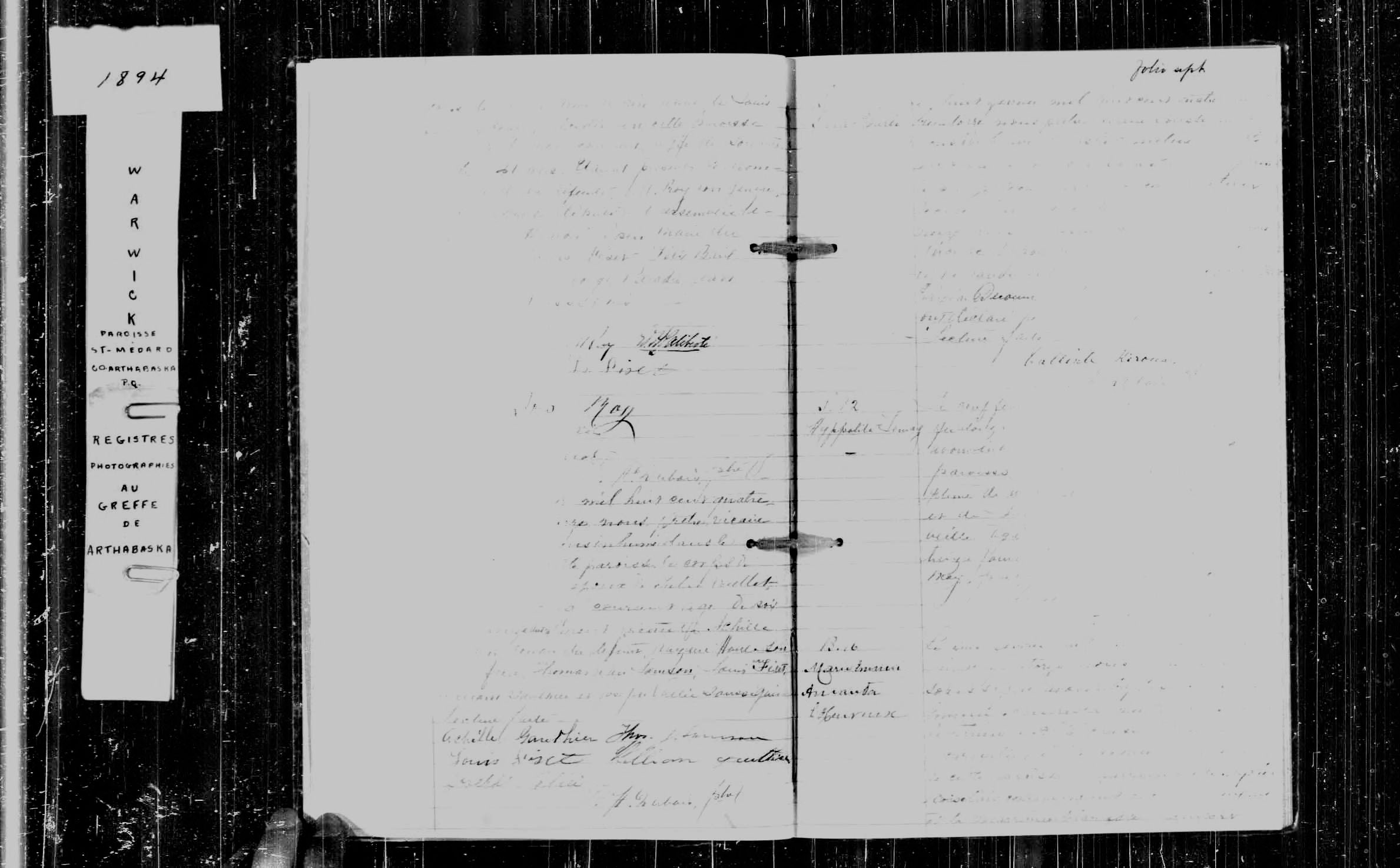 Acte de sépulture