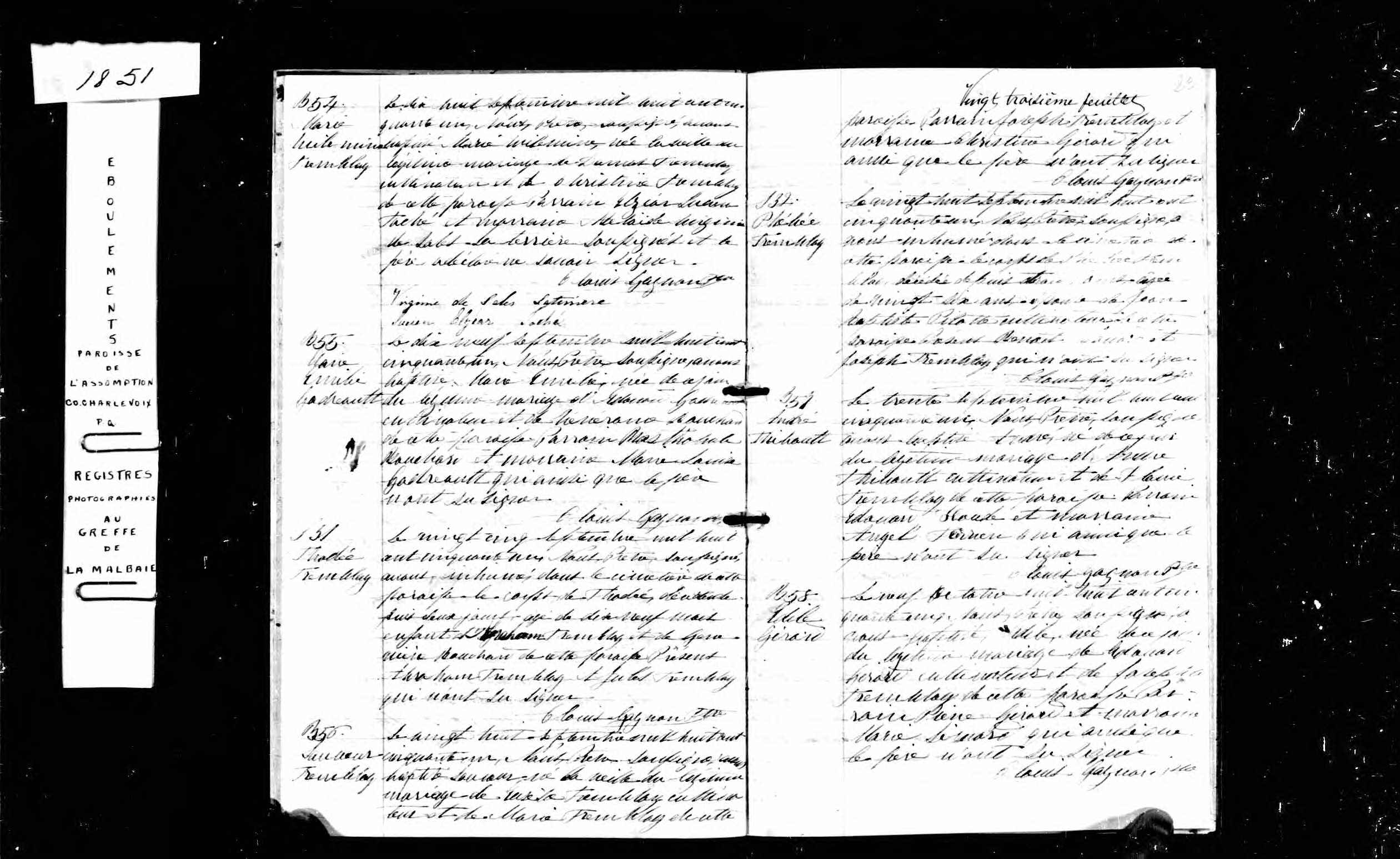 Acte de baptême