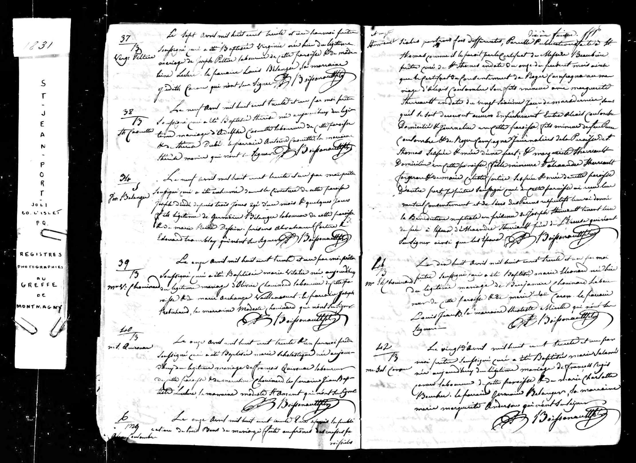 Acte de baptême Acte de baptême