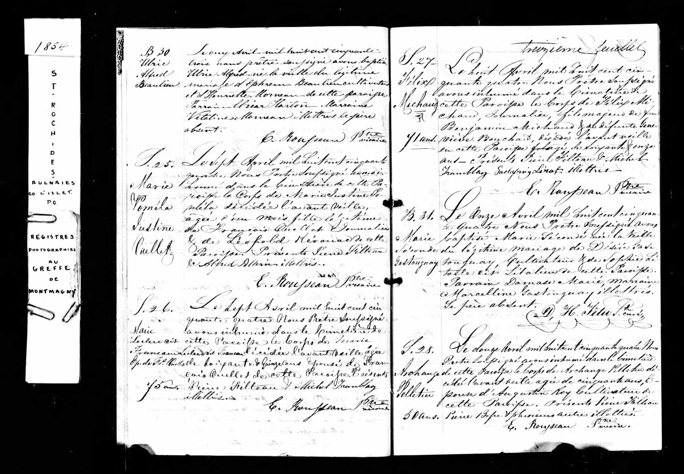 Acte de baptême Acte de baptême