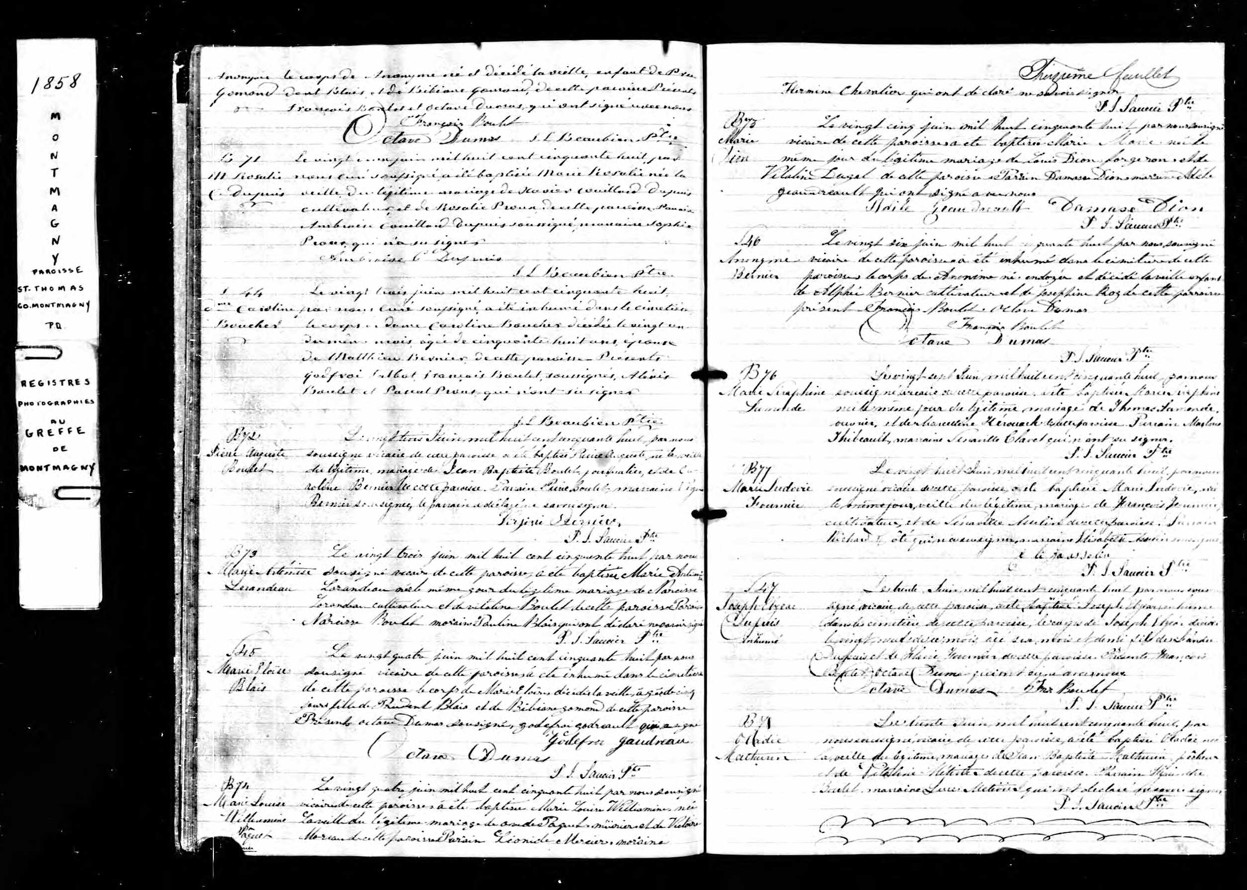 Acte de baptême