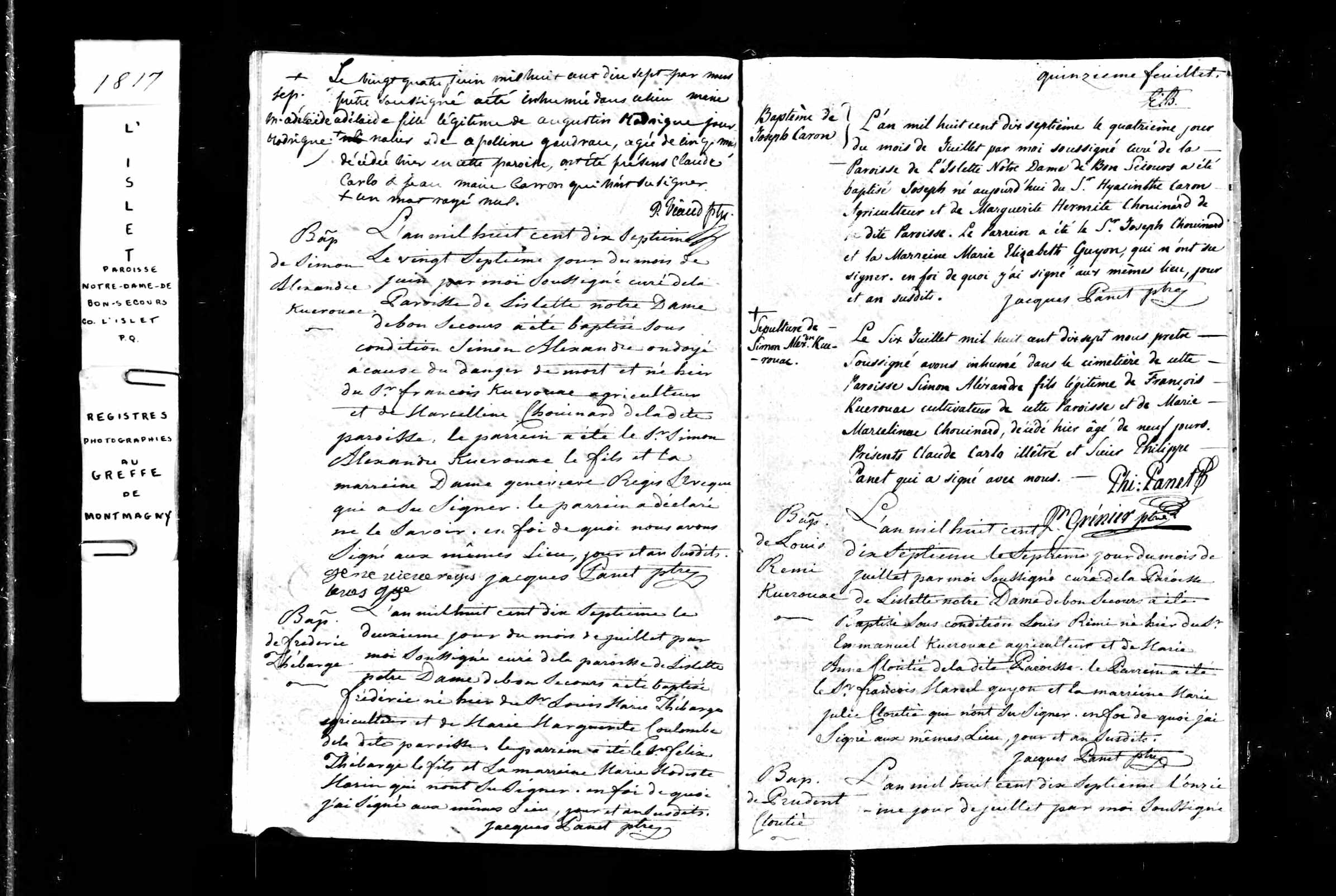 Acte de baptême