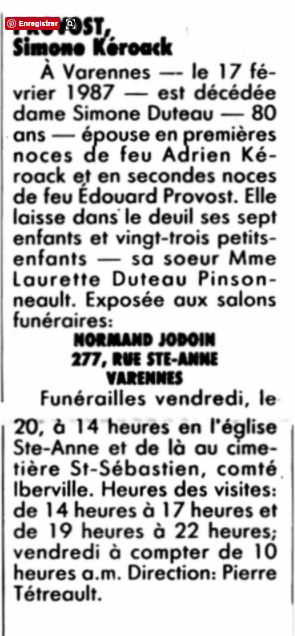 Nécrologie