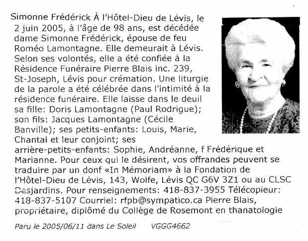 Nécrologie