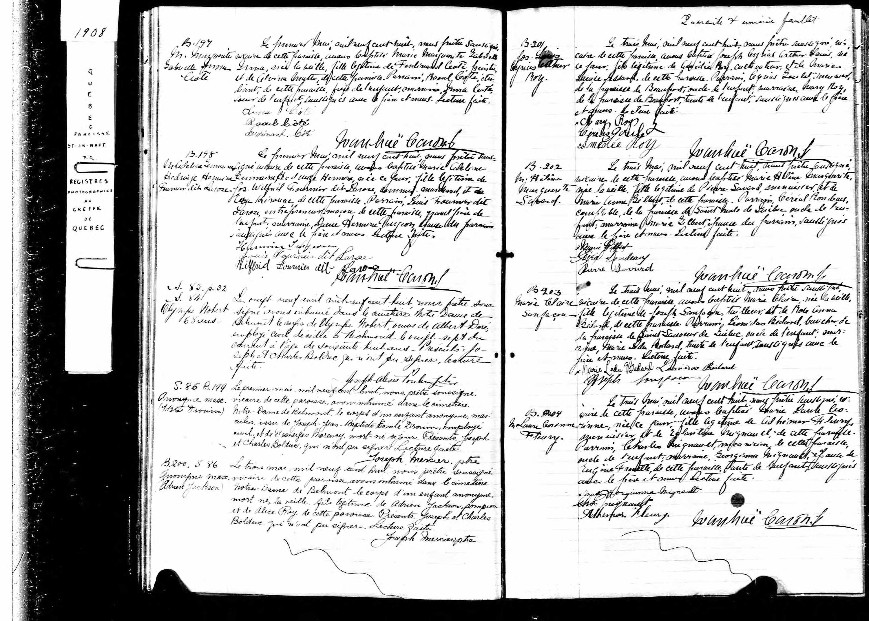 Acte de baptême