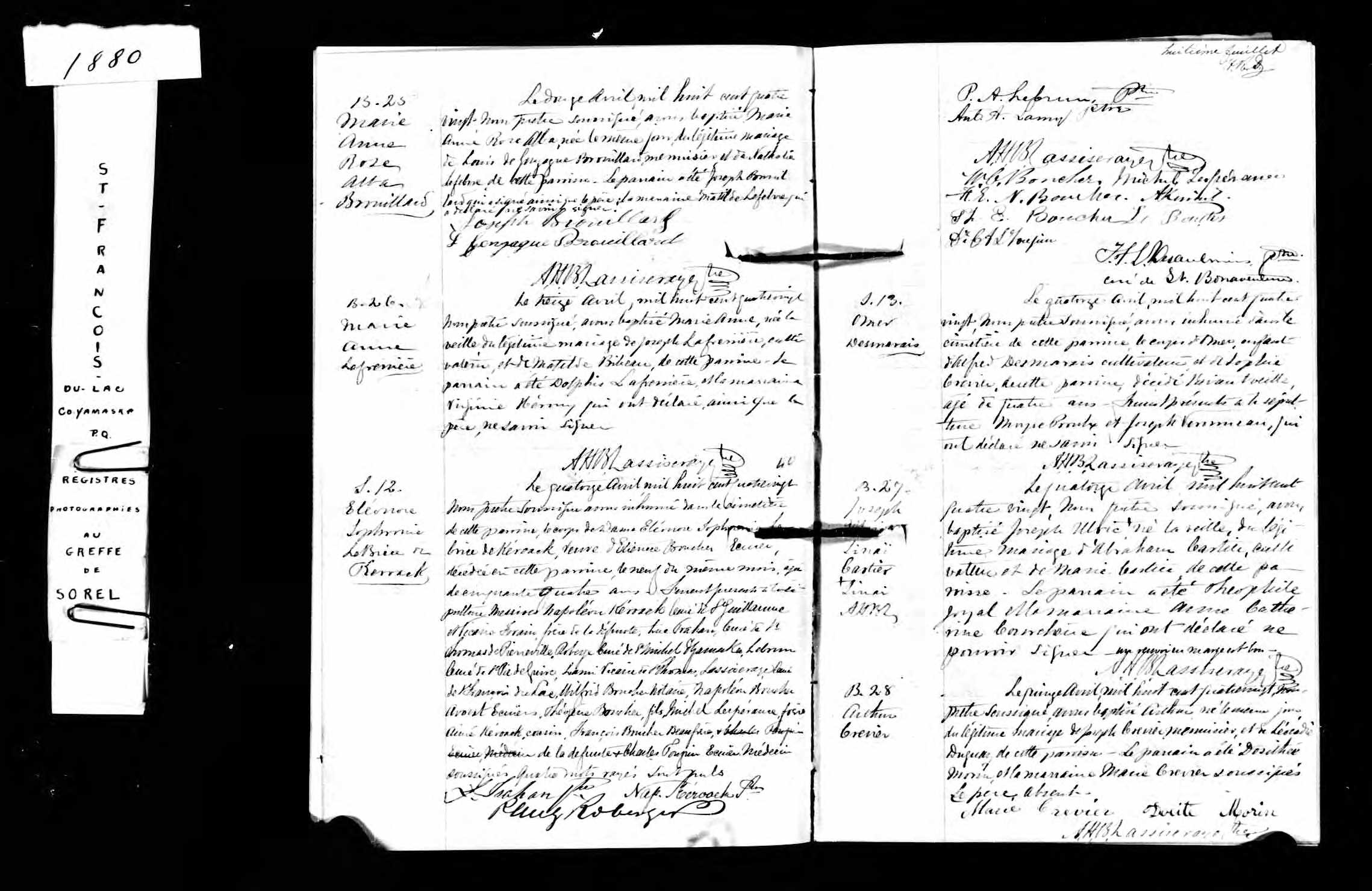 Acte de sépulture