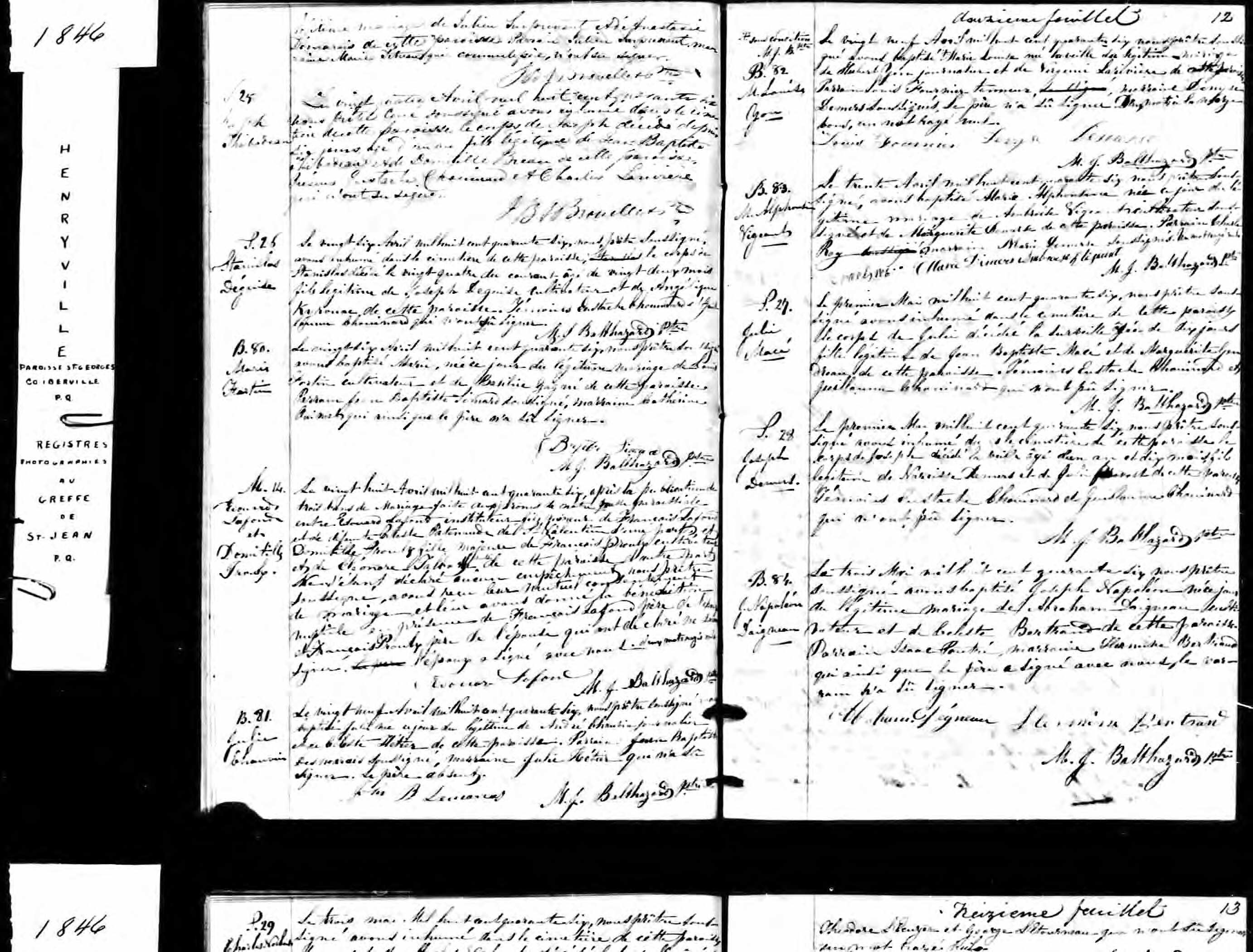 Acte de sépulture
