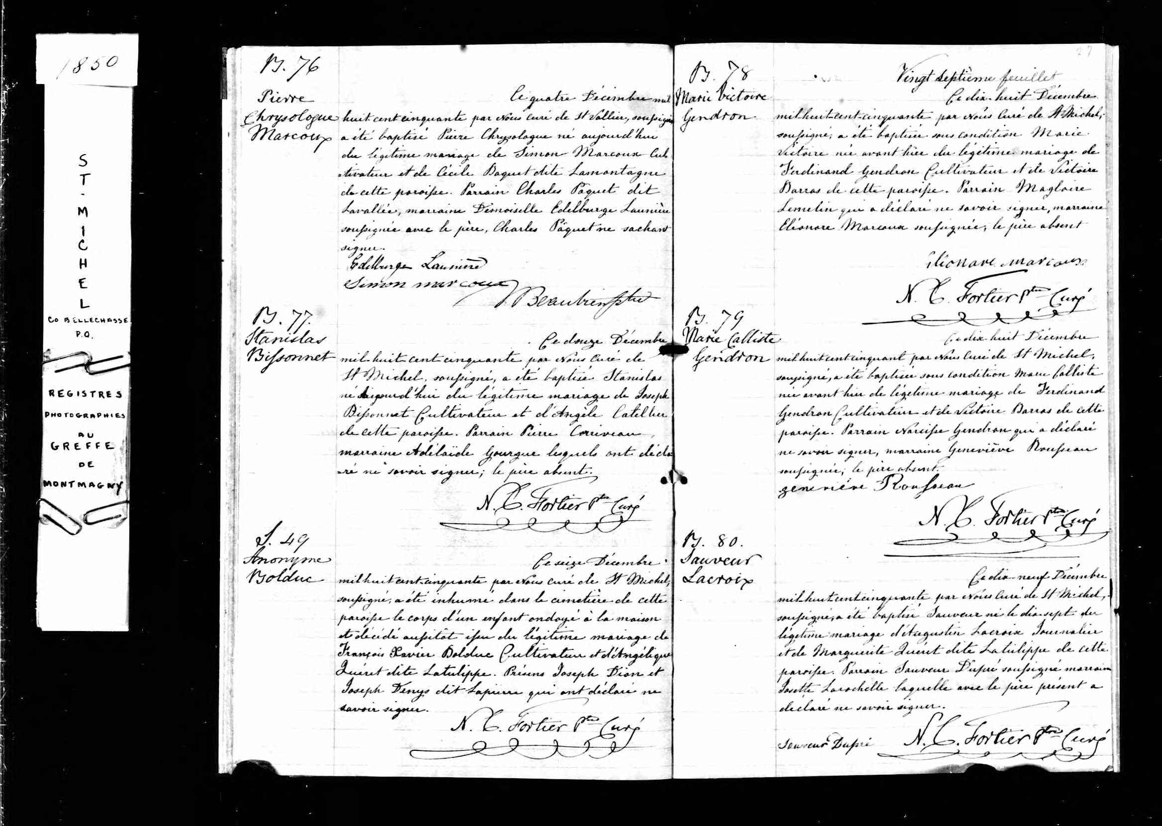 Acte de baptême