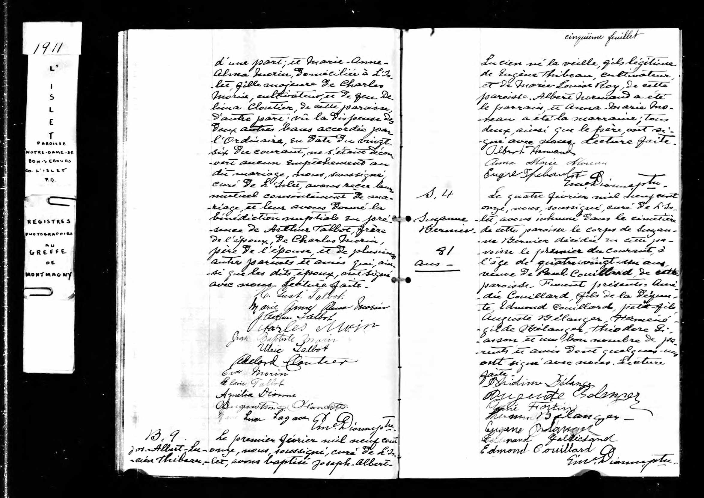 Acte de sépulture Acte de sépulture