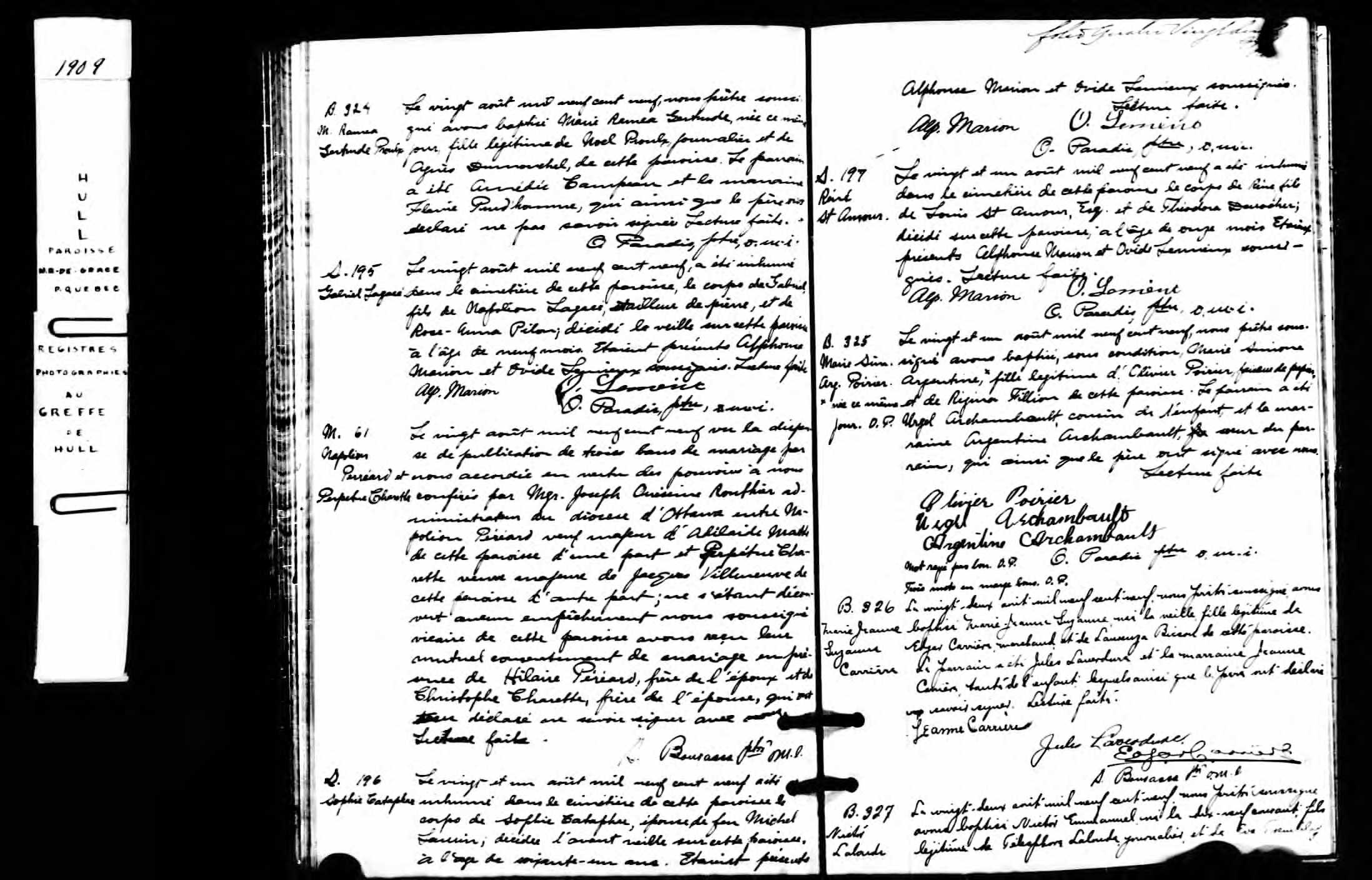 Acte de baptême