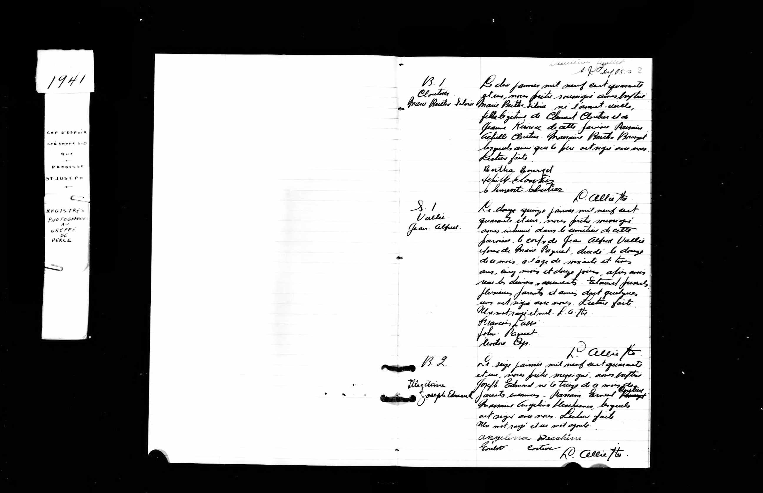 Acte de baptême
