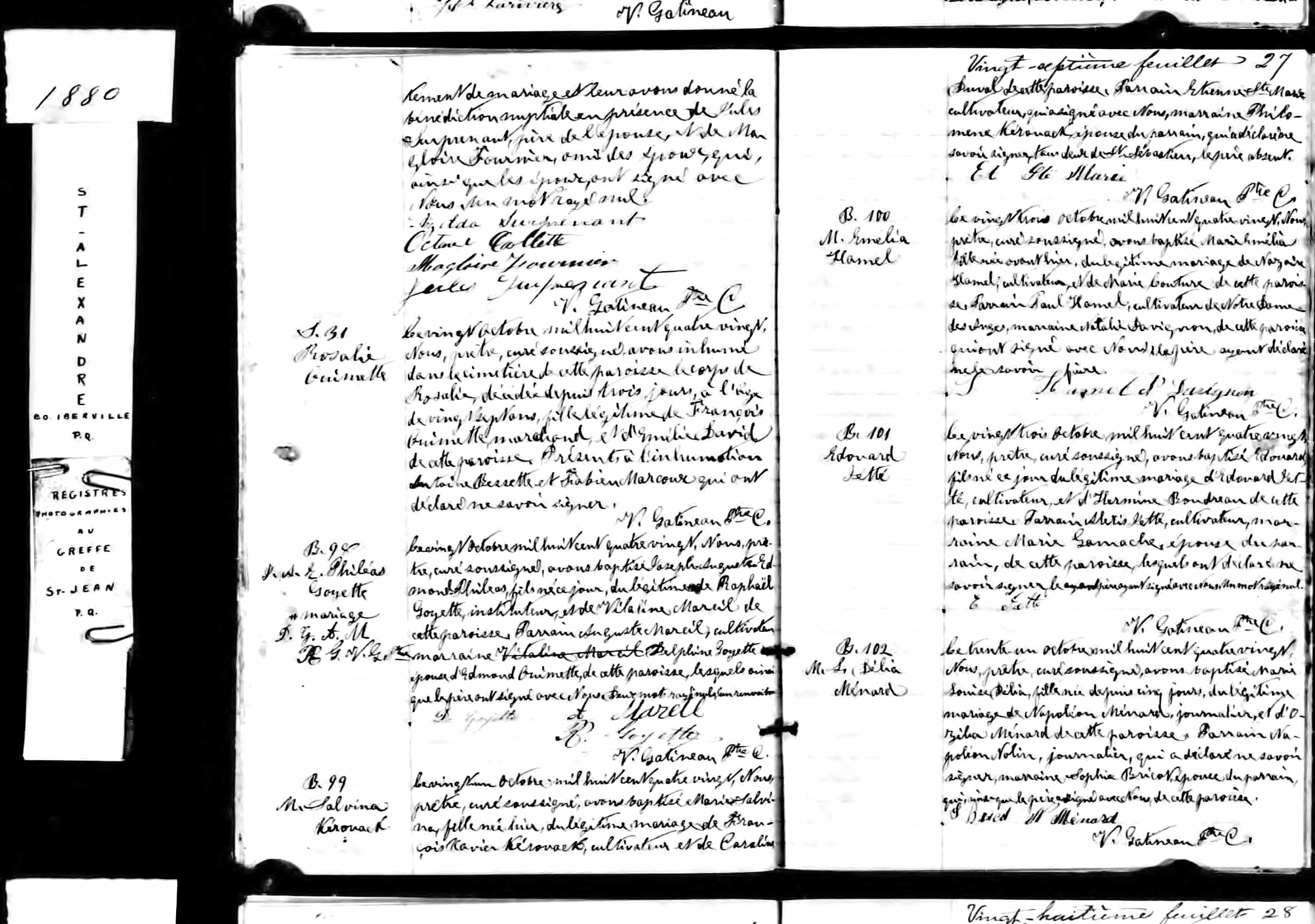 Acte de baptême