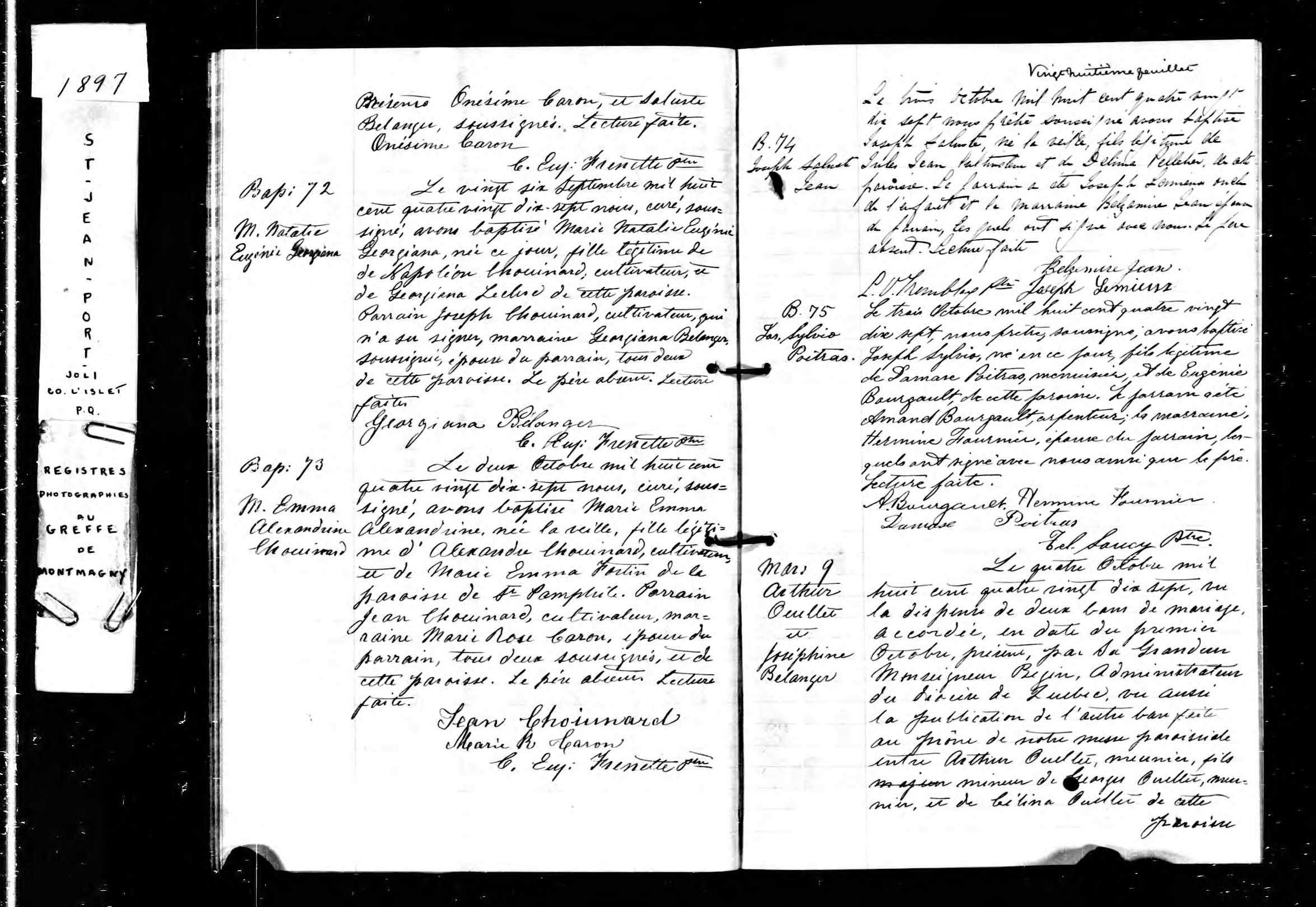 Acte de baptême