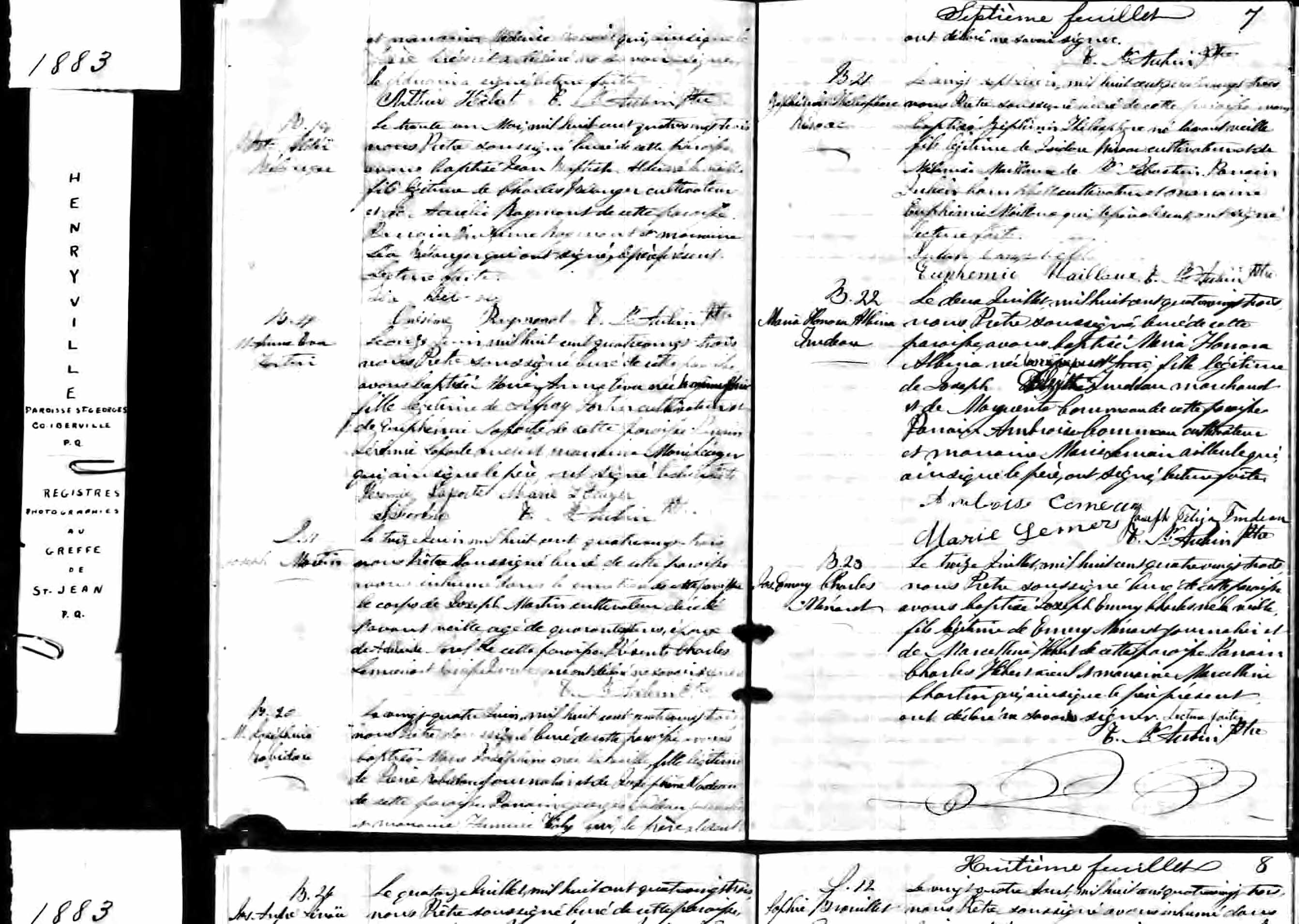 Acte de baptême Acte de baptême