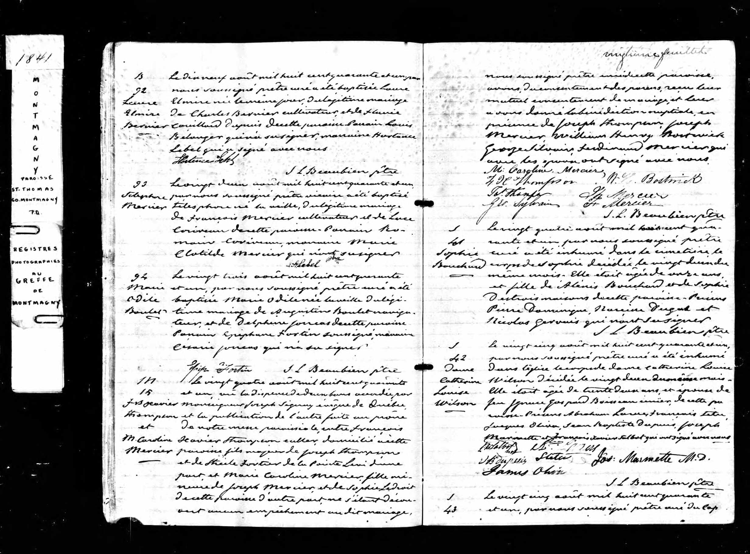 Acte de baptême Acte de baptême