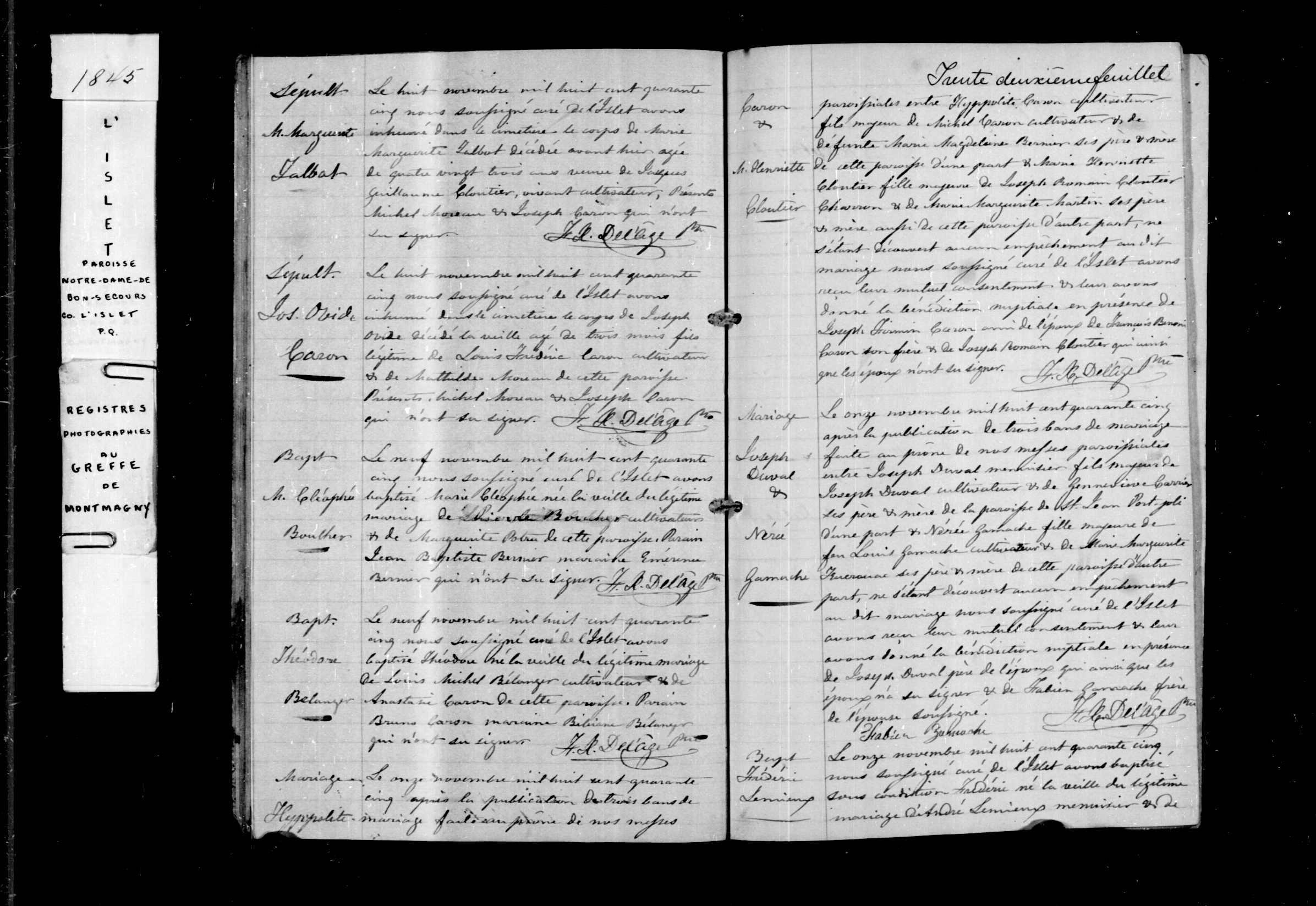 Acte de baptême Acte de baptême
