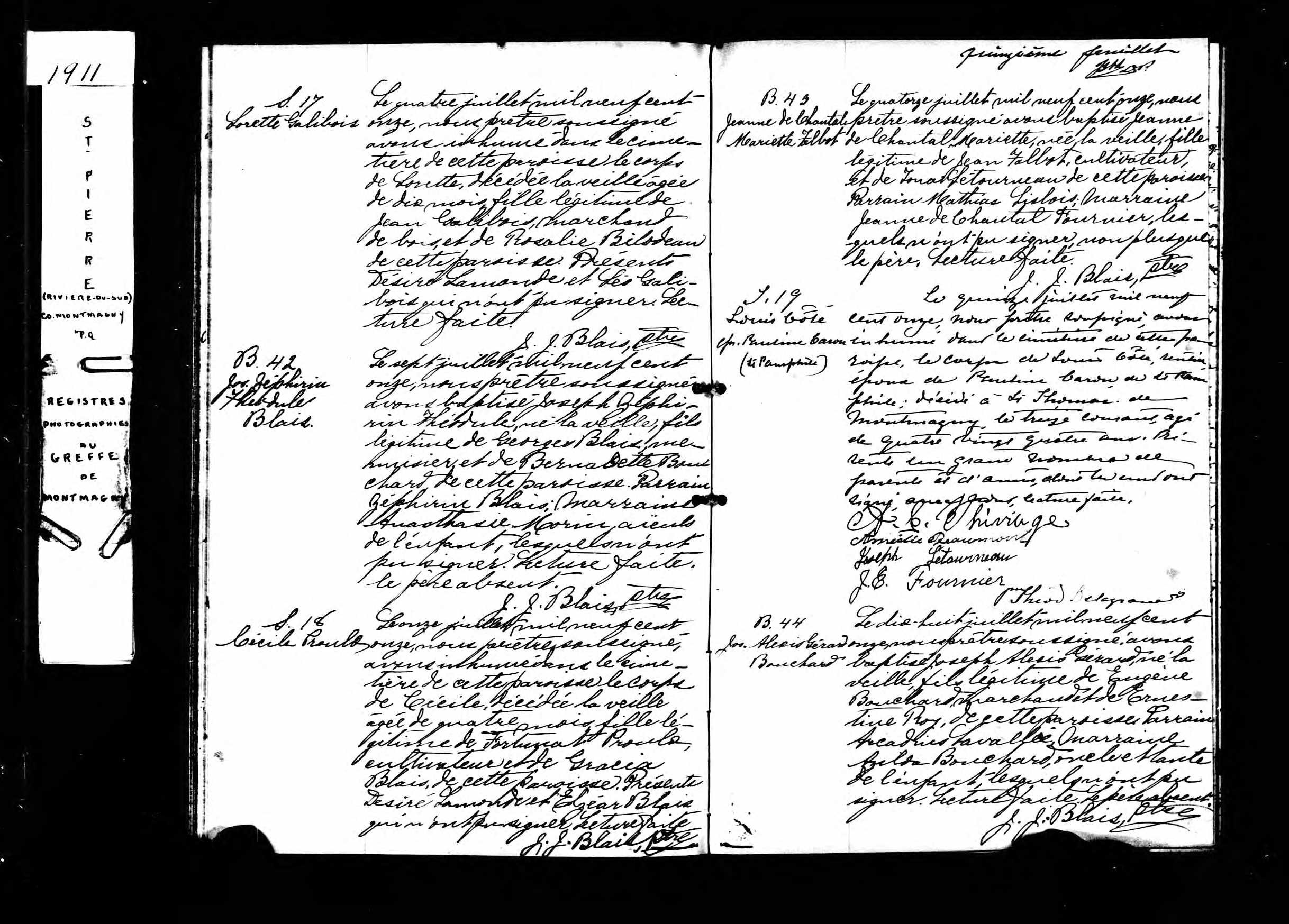 Acte de baptême