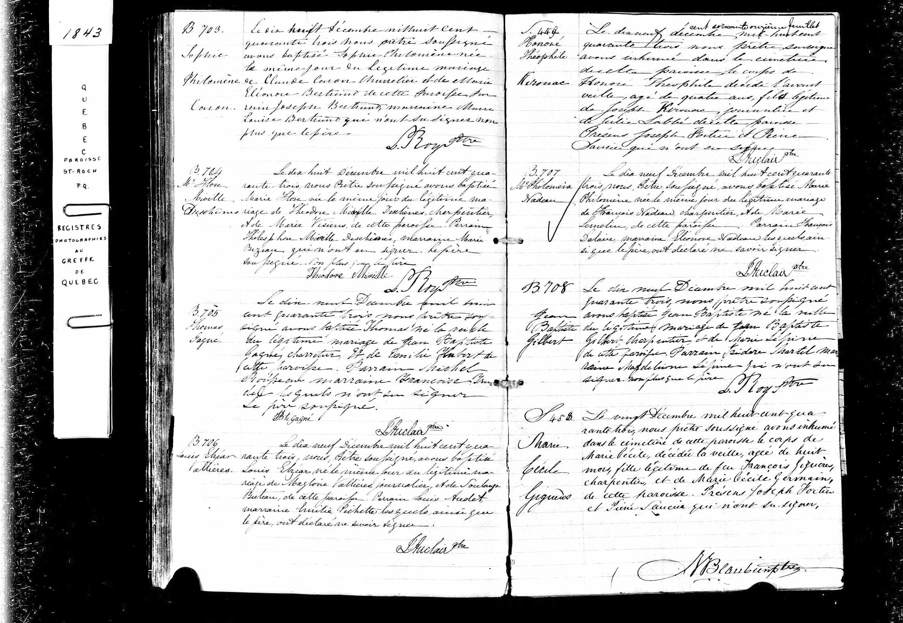 Acte de sépulture
