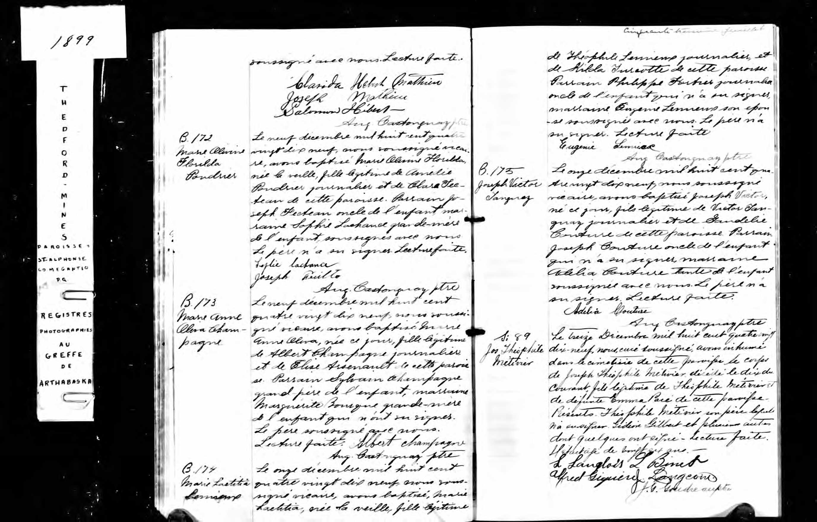 Acte de sépulture