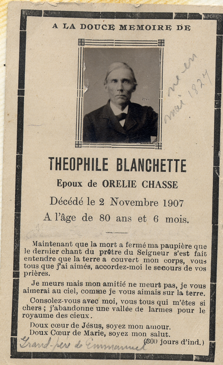 Carte mortuaire Carte mortuaire